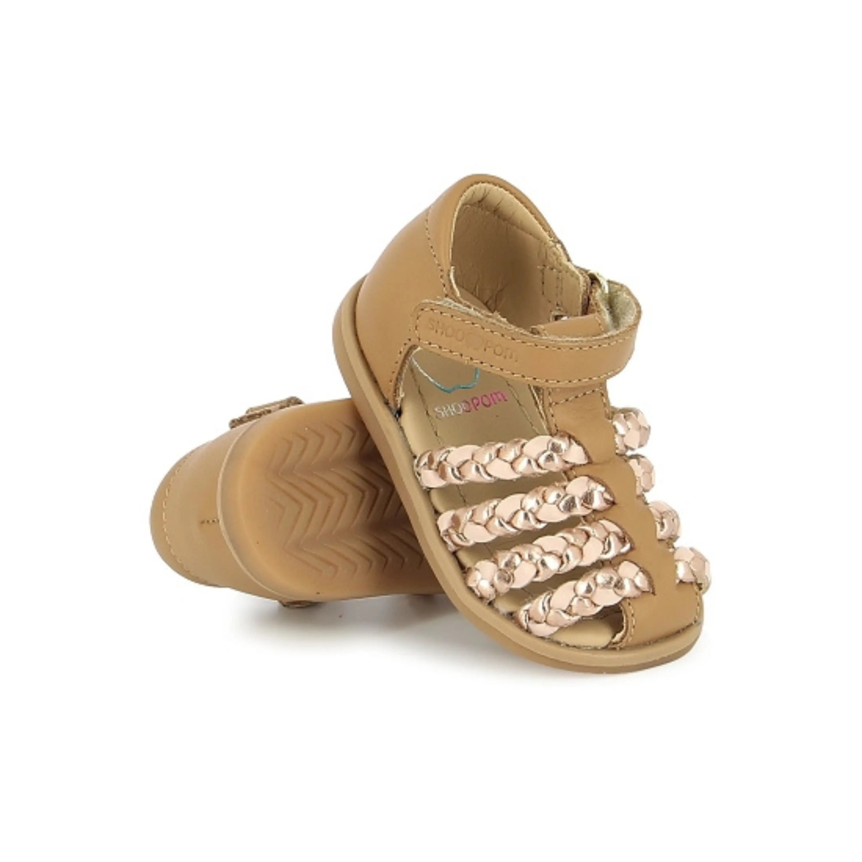 sandales Tity Wowo Camel Multi Shoo Pom ma petite pointure 
