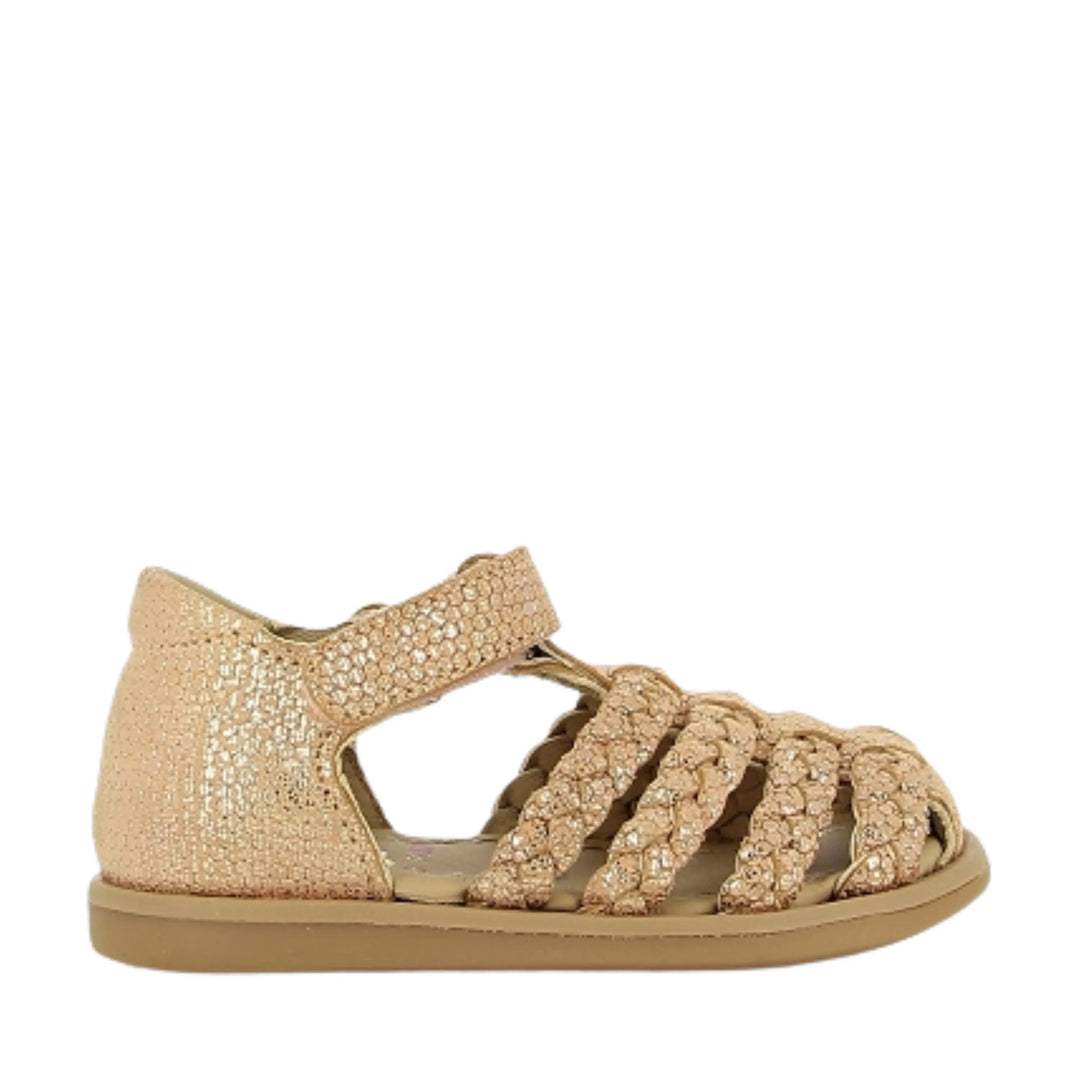sandales Tity Wowo Peach Glitter Shoo Pom