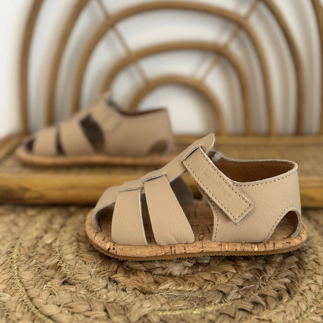 BLANDITOS Sandales Barefoot Boga Beige ma petite pointure 
