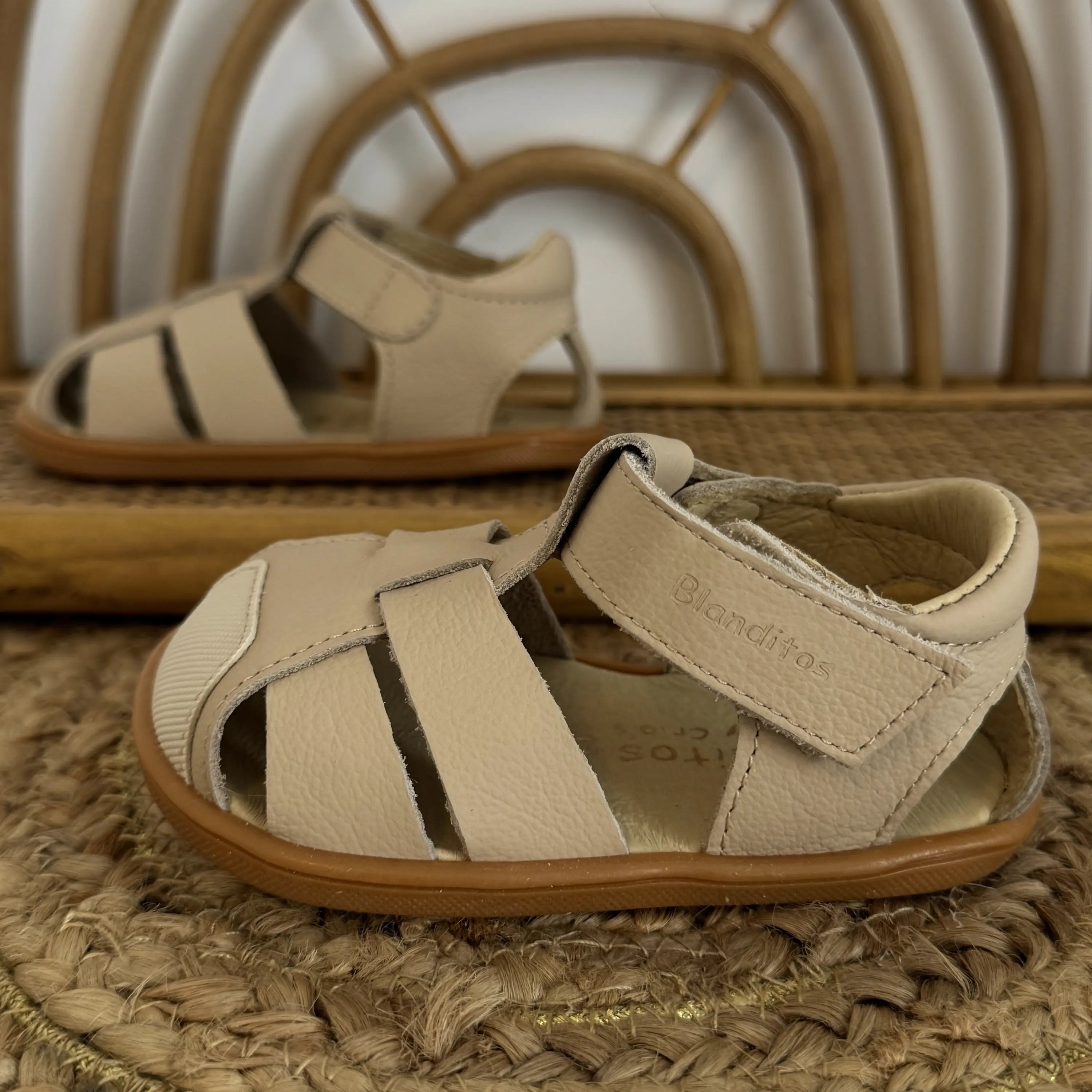 BLANDITOS Sandales Barefoot Costa Beige ma petite pointure 