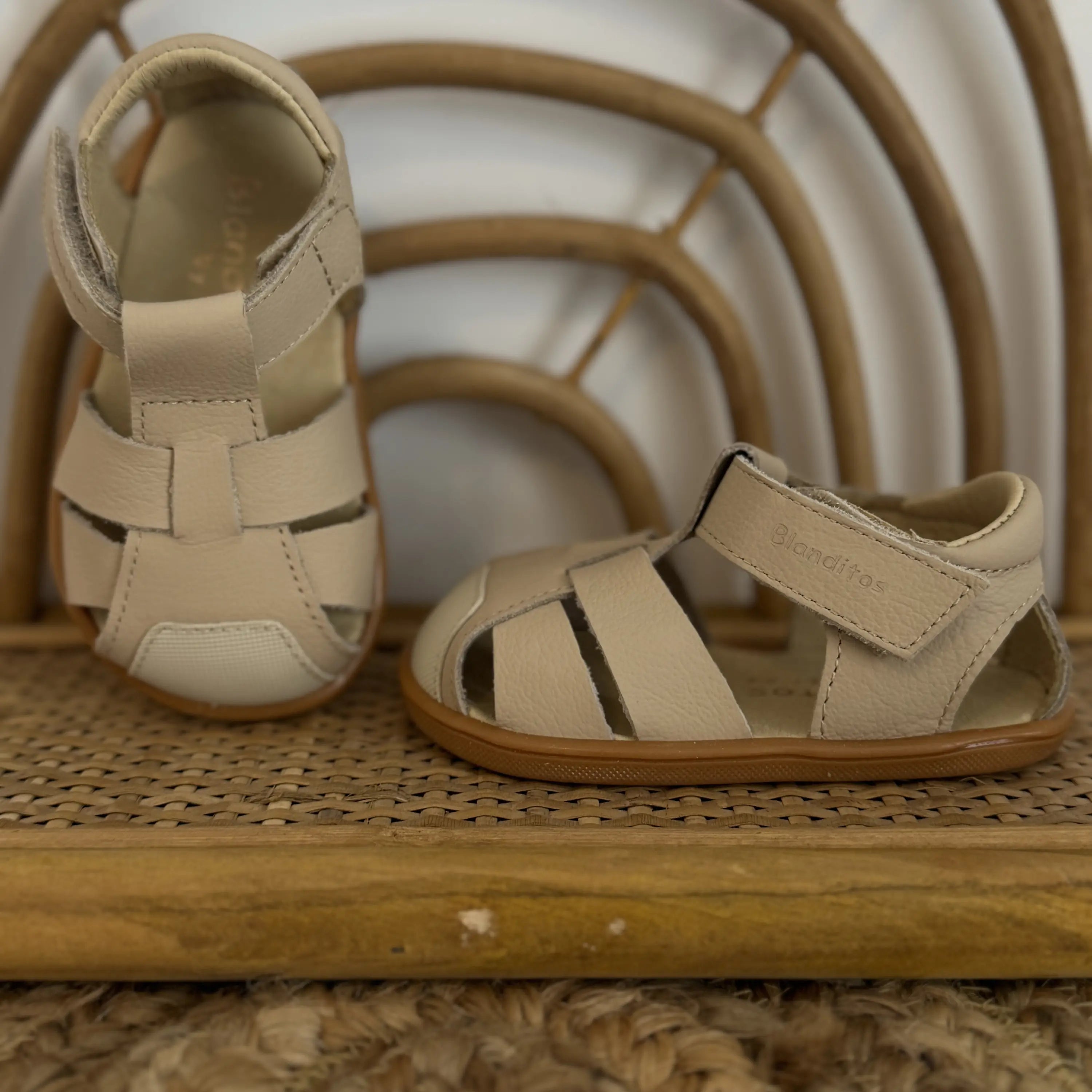 BLANDITOS Sandales Barefoot Costa Beige ma petite pointure 