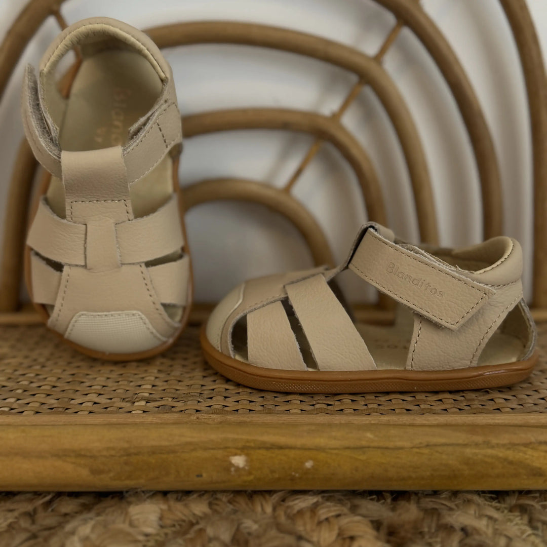 BLANDITOS Sandales Barefoot Costa Beige ma petite pointure 