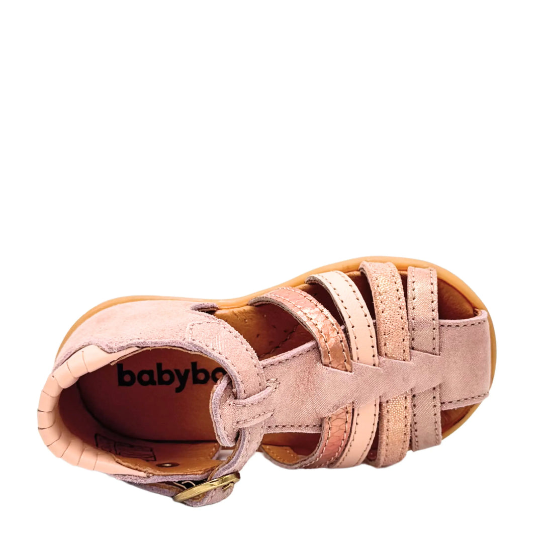 BABYBOTTE Sandales Guppy Cuir Rose ma petite pointure 