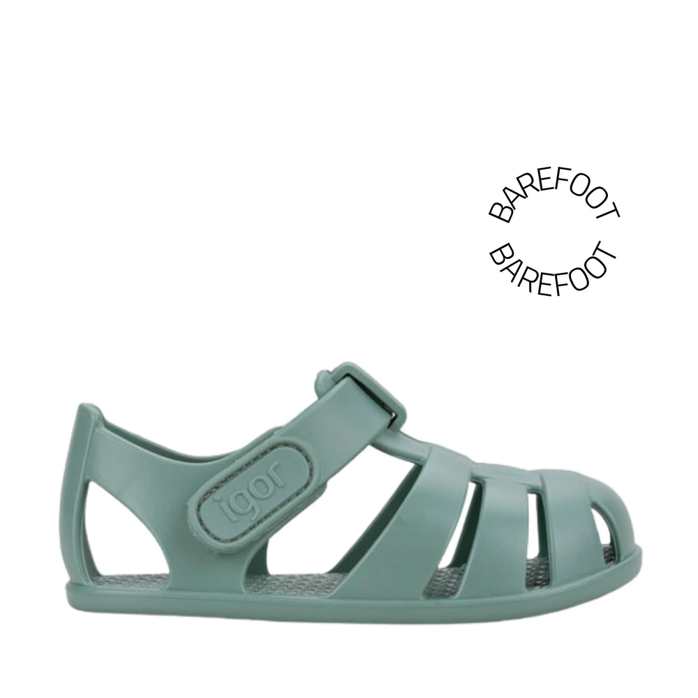 IGOR Sandales de Plage Barefoot Nemo Solid Matcha ma petite pointure 