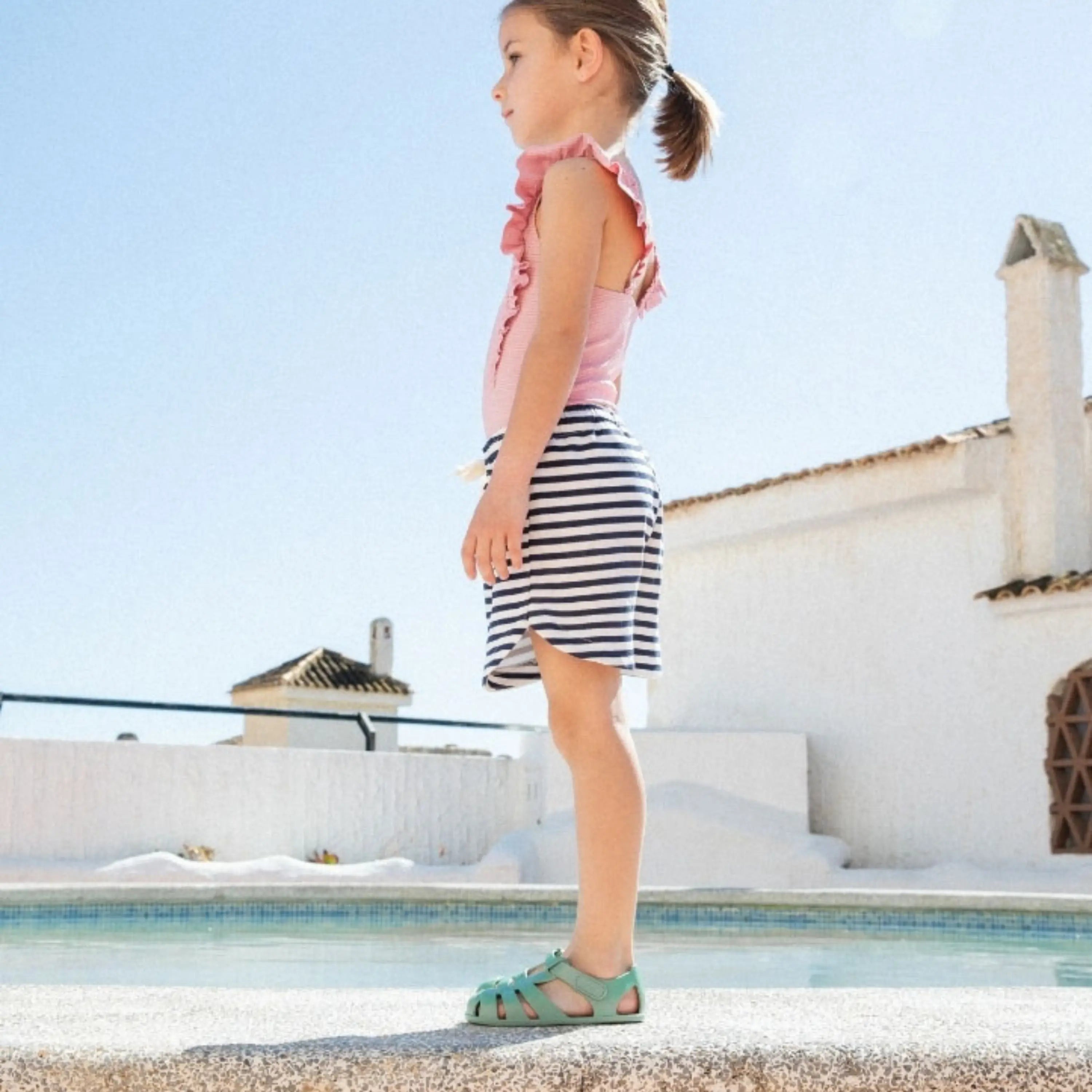 IGOR Sandales de Plage Barefoot Nemo Solid Matcha ma petite pointure 