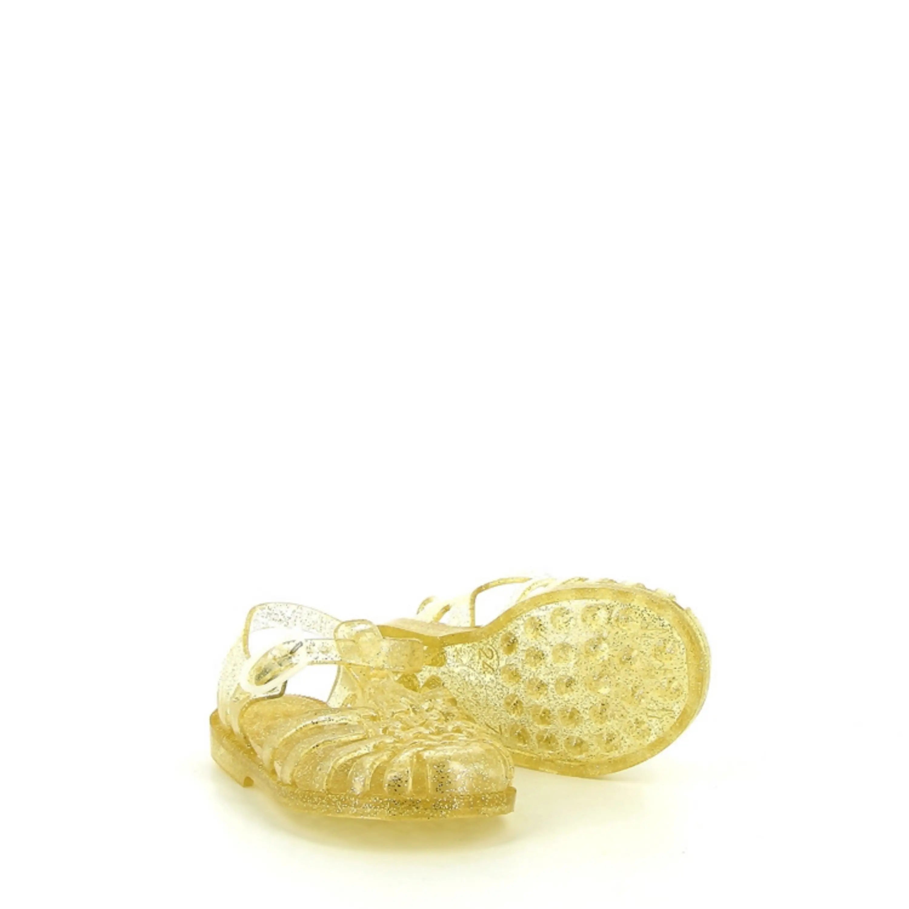 MEDUSE Sandales de Plage Sun Doré Pailleté ma petite pointure 