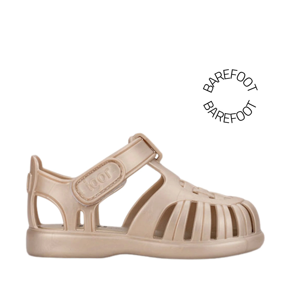 IGOR Sandales de Plage Tobby Solid Metal Platino ma petite pointure 