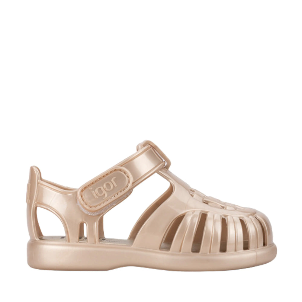 IGOR Sandales de Plage Tobby Solid Nacar Platino ma petite pointure 