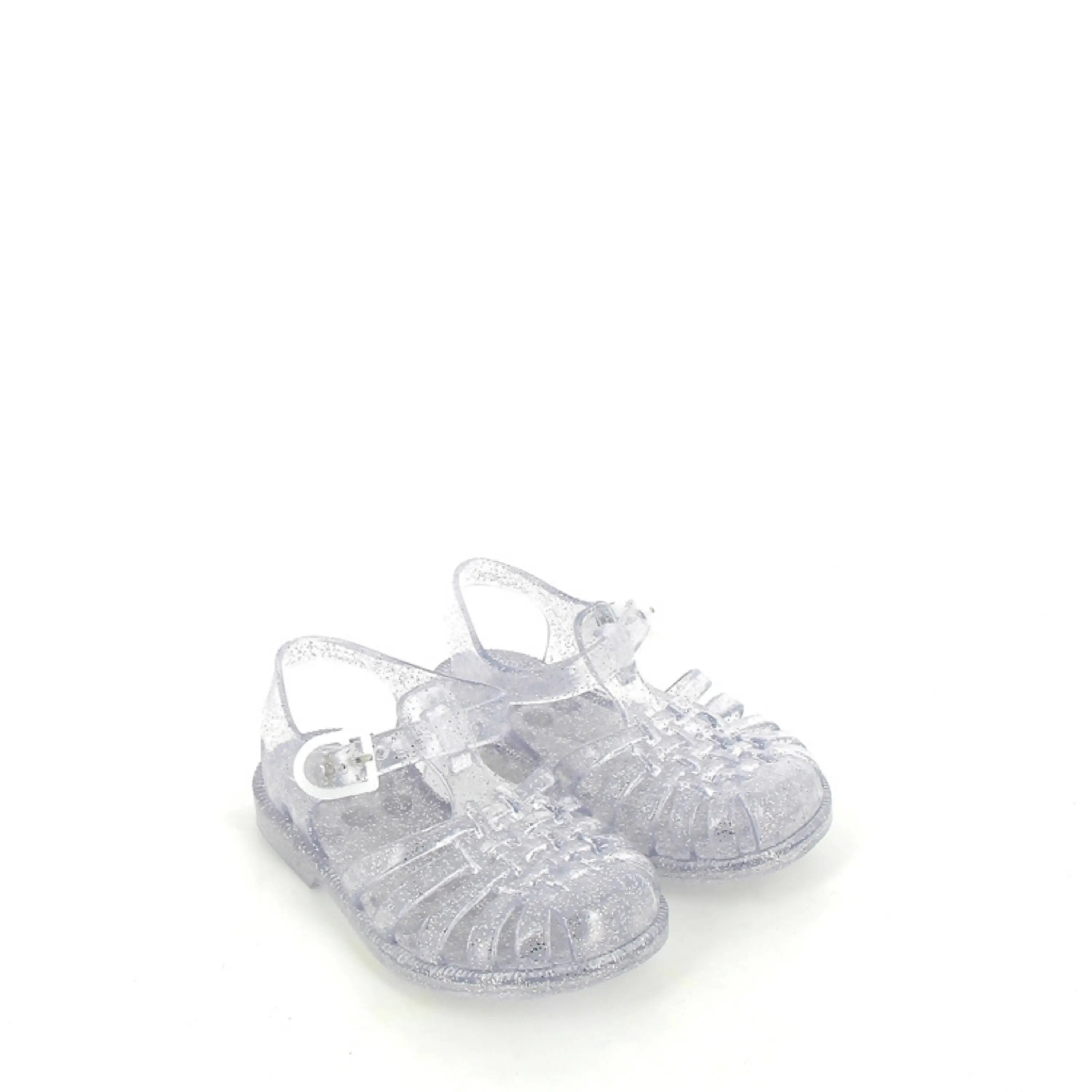 MEDUSE Sandales de Plage Sun Argent Pailleté ma petite pointure 