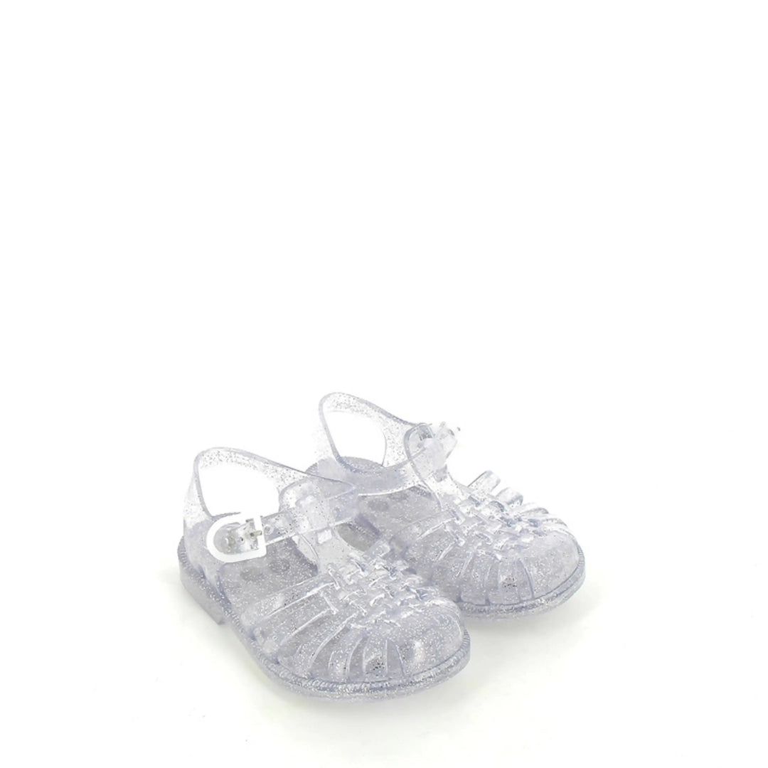 MEDUSE Sandales de Plage Sun Argent Pailleté ma petite pointure 