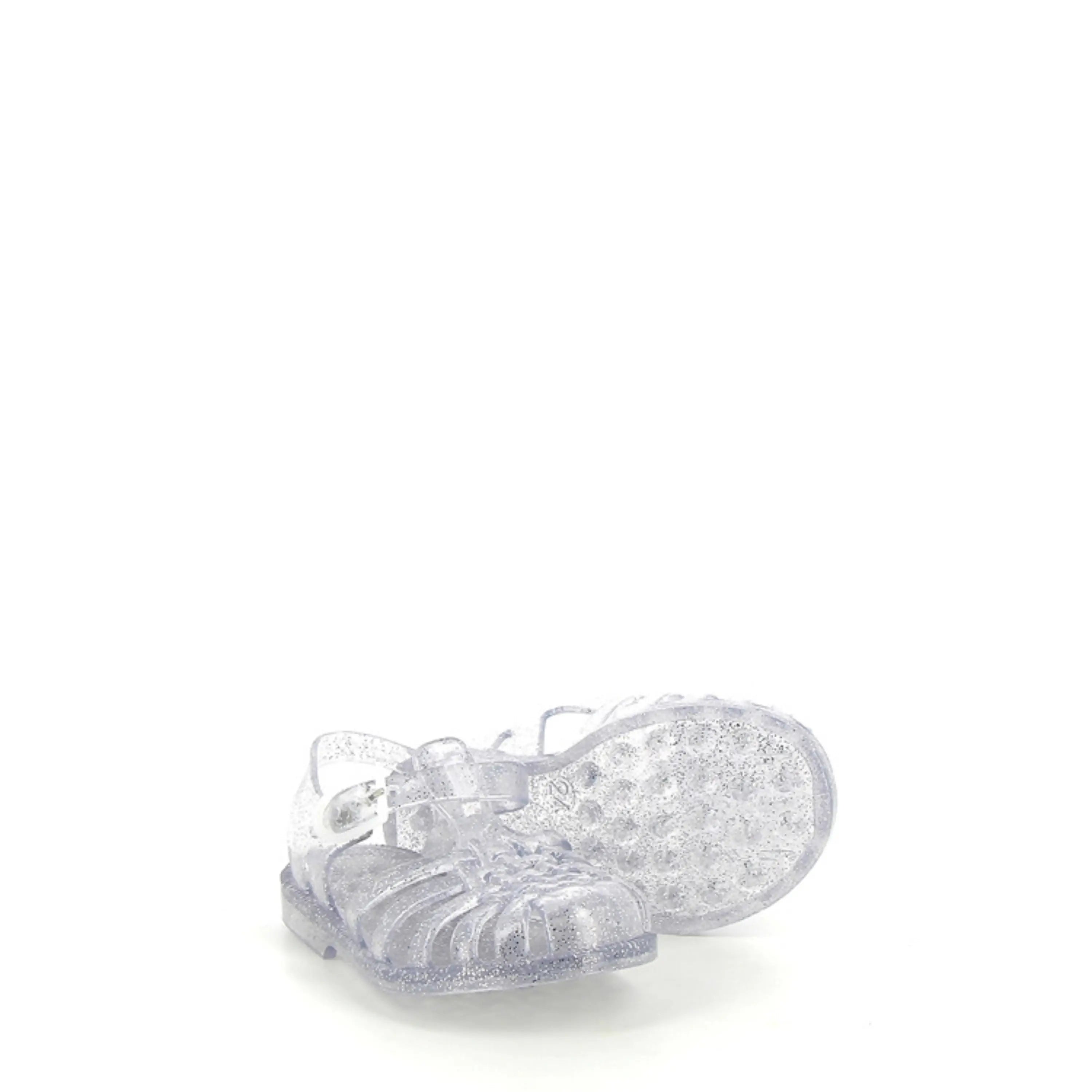 MEDUSE Sandales de Plage Sun Argent Pailleté ma petite pointure 