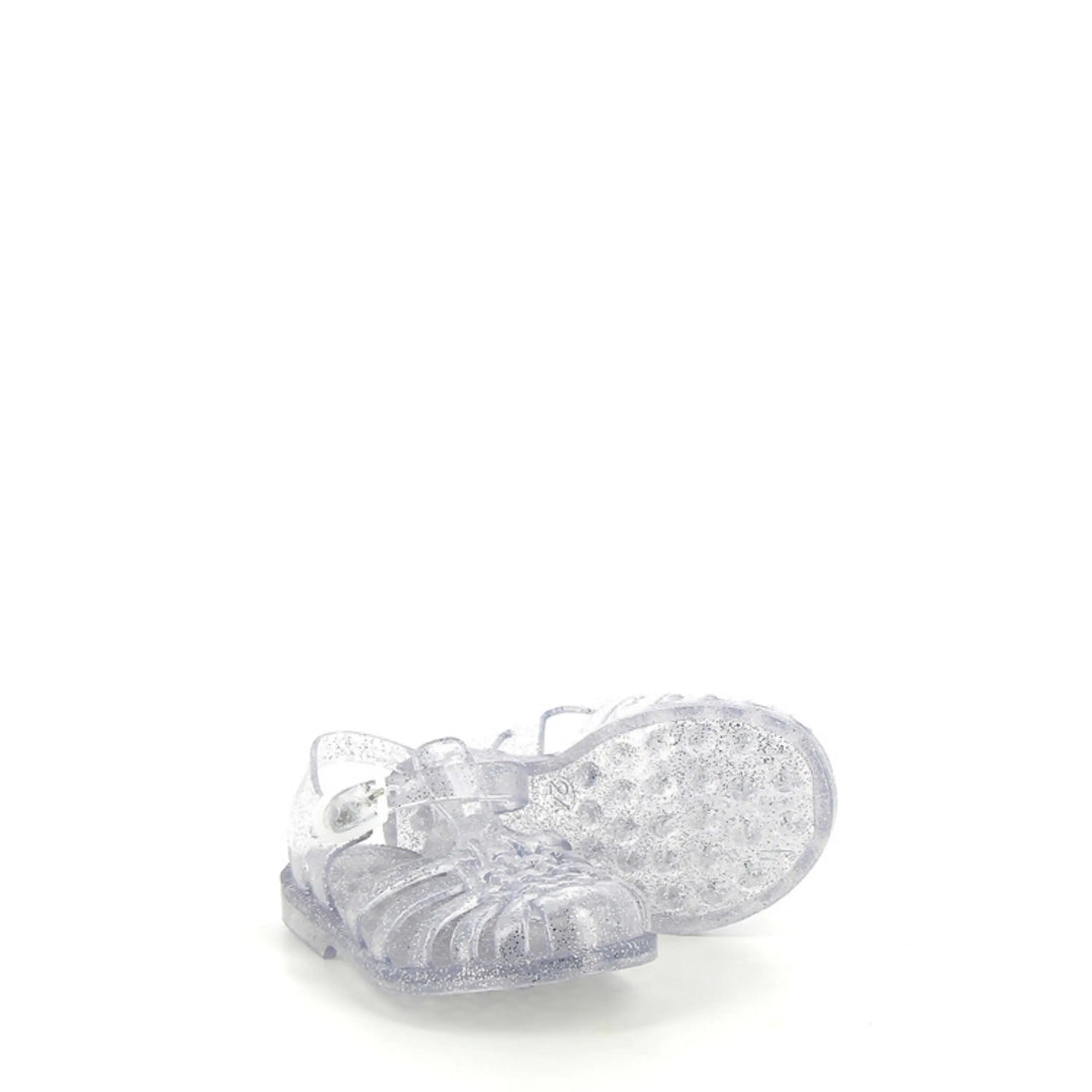 MEDUSE Sandales de Plage Sun Argent Pailleté ma petite pointure 