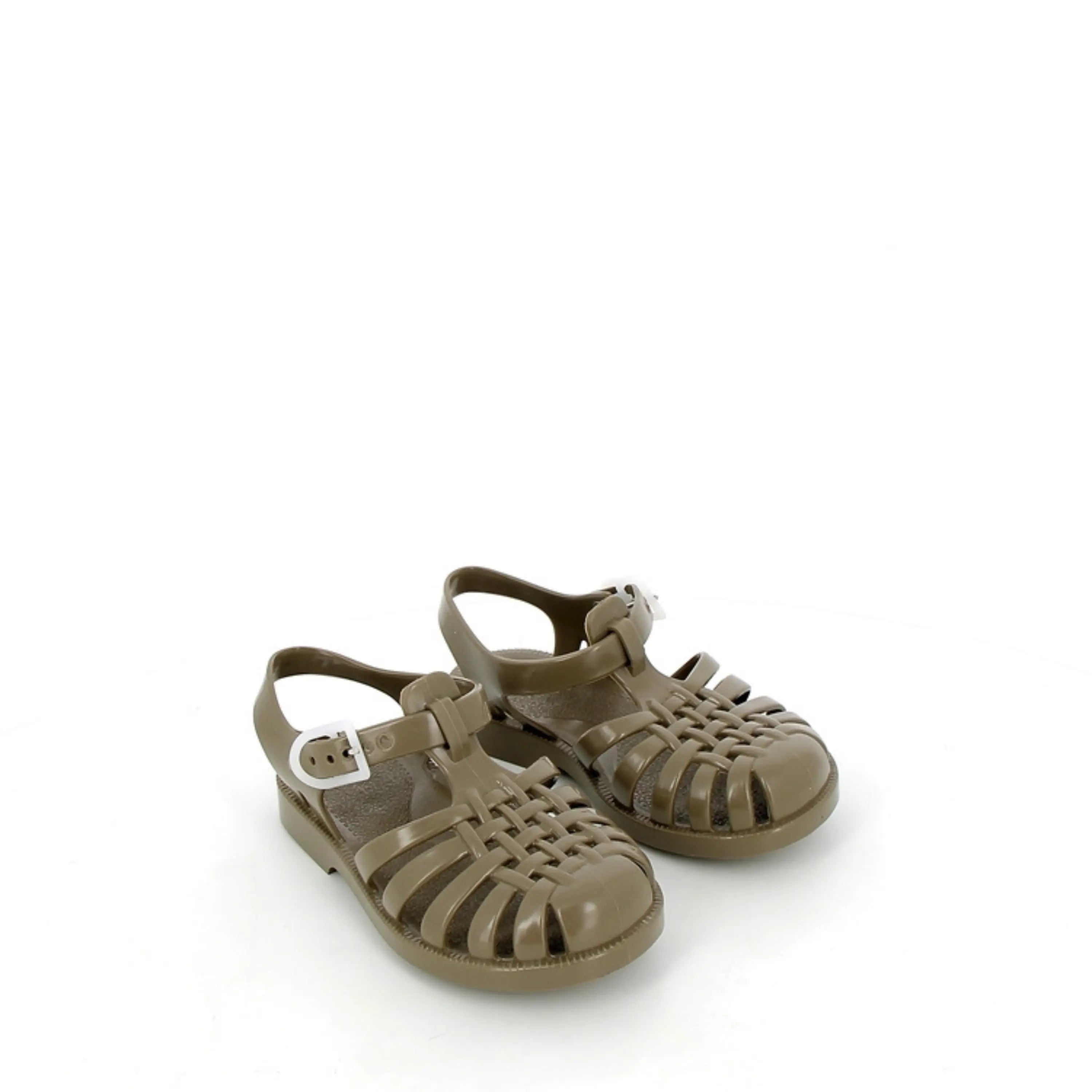 MEDUSE Sandales de Plage Sun Kaki Clair ma petite pointure 