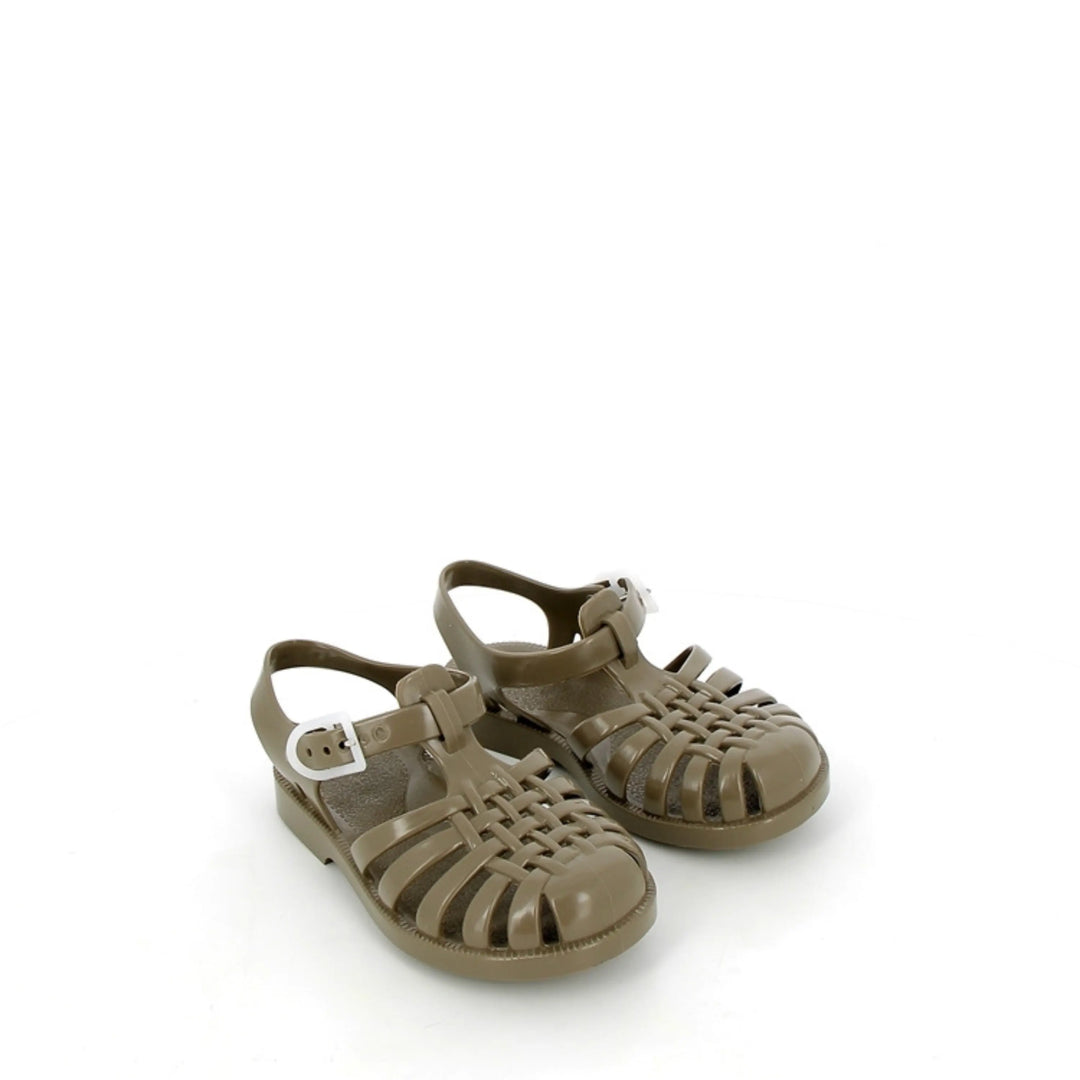 MEDUSE Sandales de Plage Sun Kaki Clair ma petite pointure 