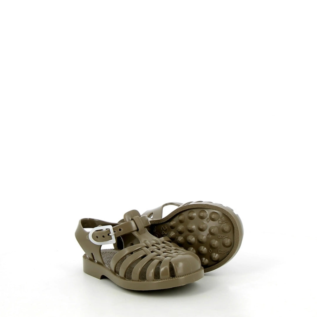 MEDUSE Sandales de Plage Sun Kaki Clair ma petite pointure 