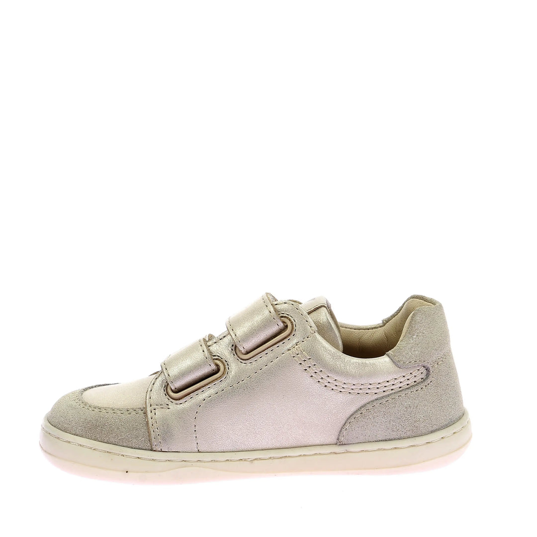 KICKERS Sneackers Barefoot Kickboost 2 Beige Champagne ma petite pointure 