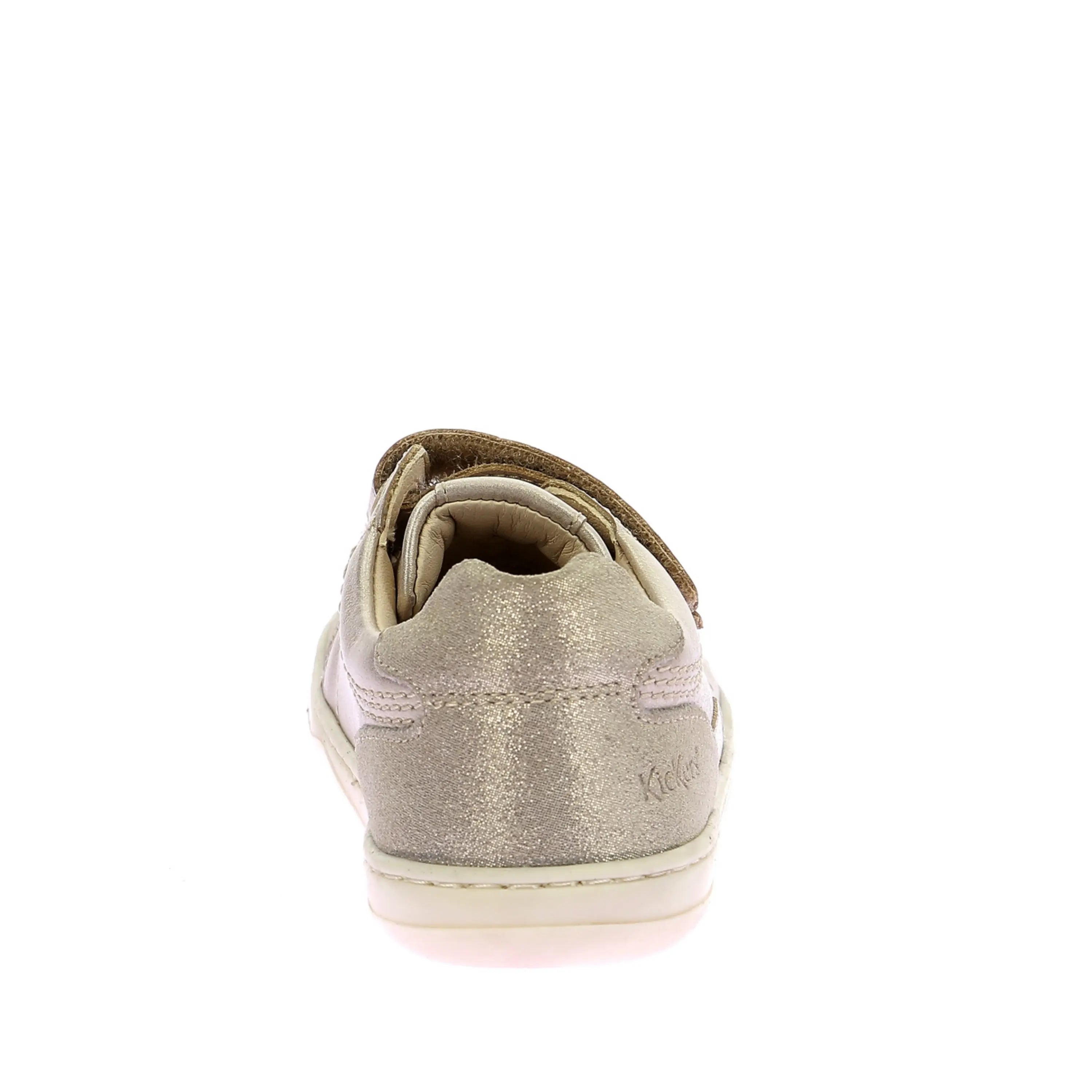 KICKERS Sneackers Barefoot Kickboost 2 Beige Champagne ma petite pointure 