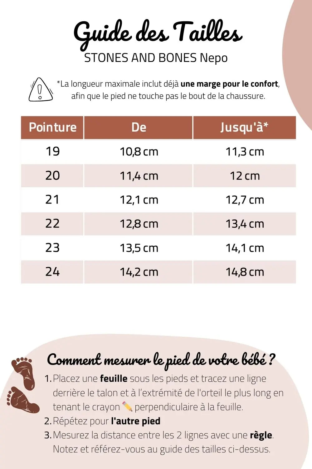 guide des tailles