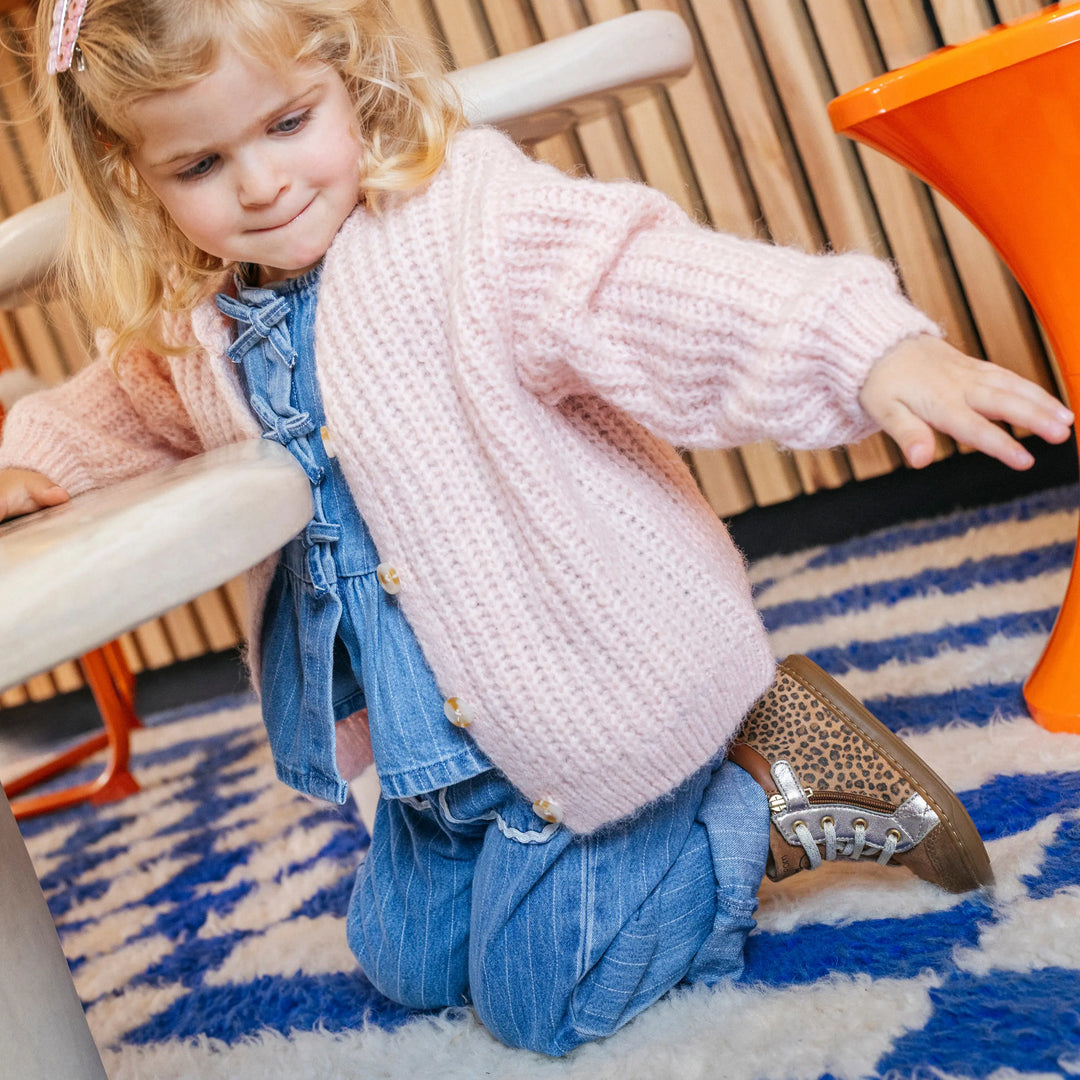 SHOO POM Baskets Bouba Bi Zip Goat Léopard Camel ma petite pointure 