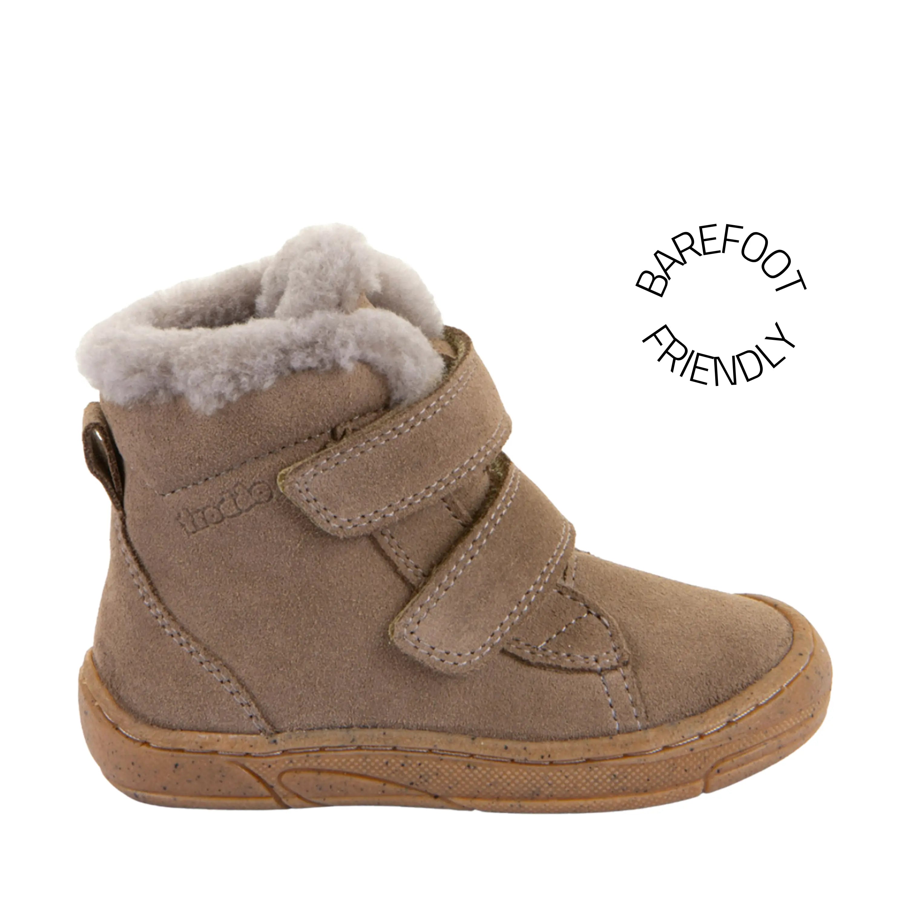 FRODDO Bottillons Fourrés Minni Suede Beige ma petite pointure 