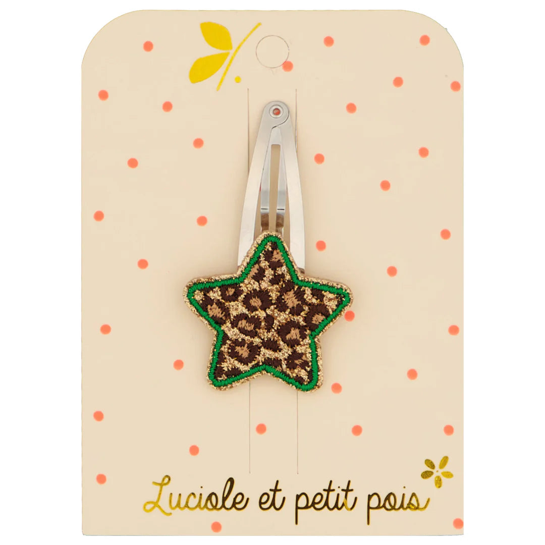 LUCIOLE ET PETIT POIS Barrette Etoile Leo ma petite pointure 