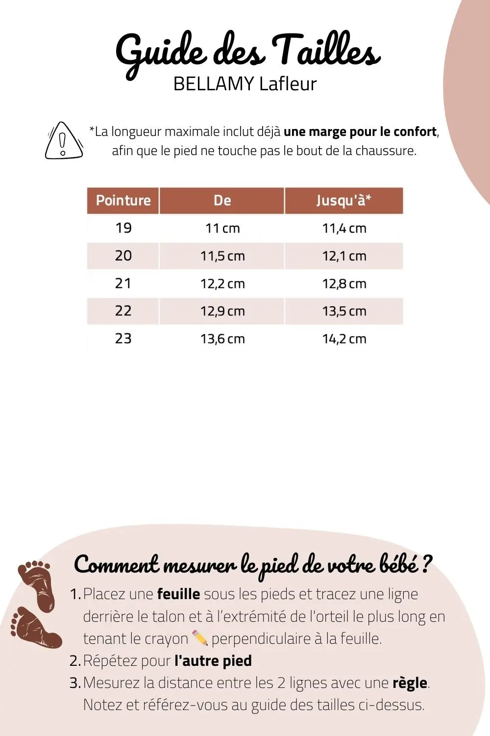 guide des tailles