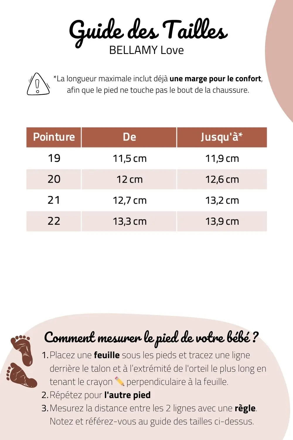 guide des tailles