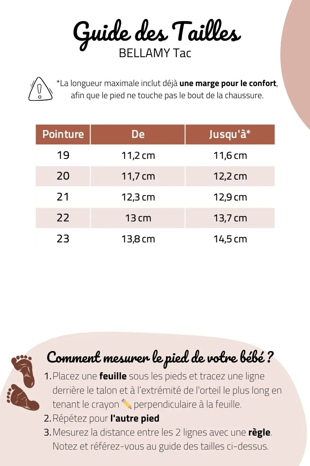 guide des tailles