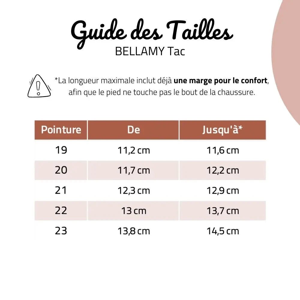 BELLAMY Chaussons Tac Marine ma petite pointure 