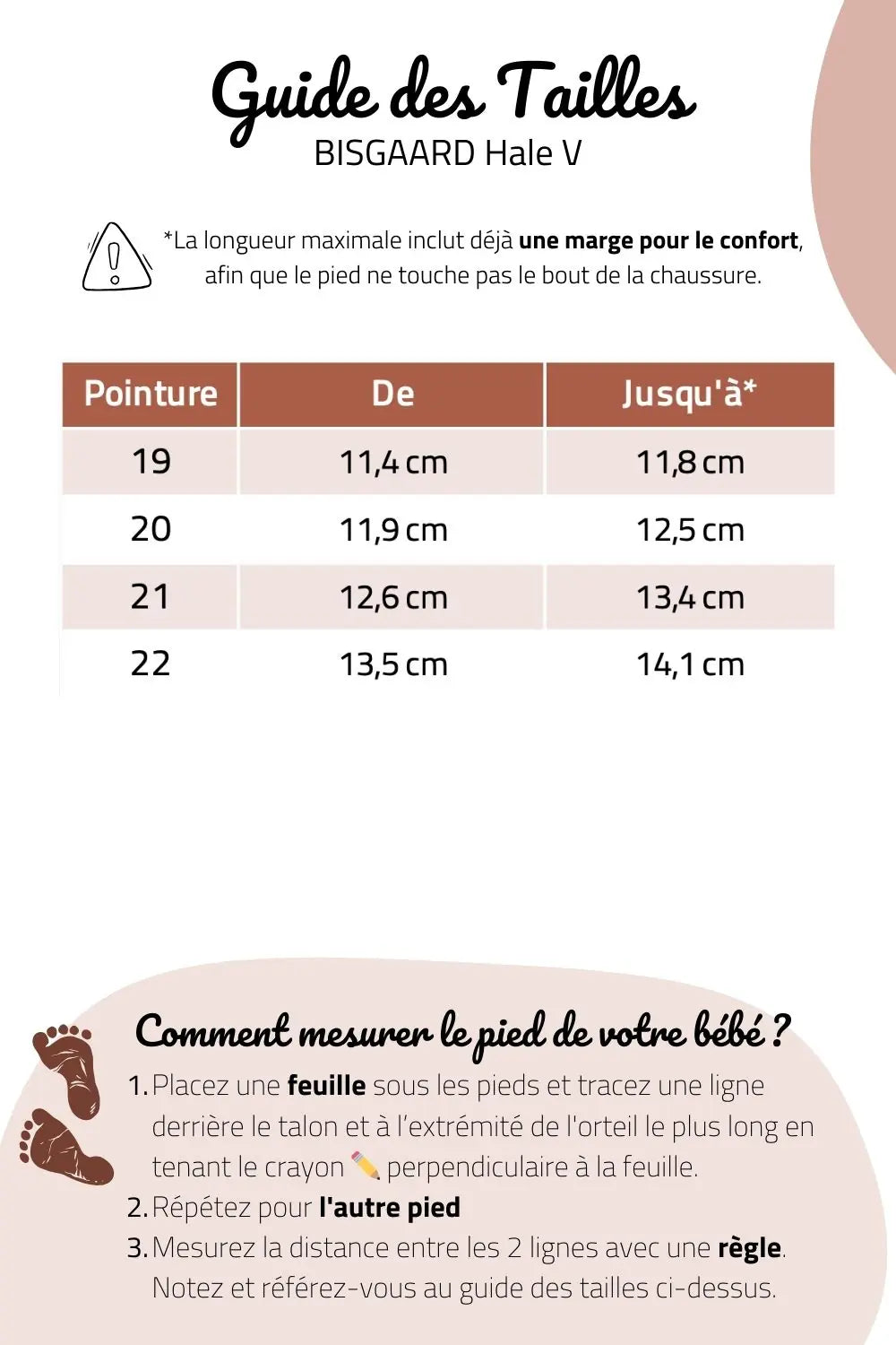 guide des tailles