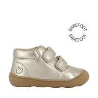 bottines Barefoot Plum Easy Laminato Graine Light Bronze Shoo Pom