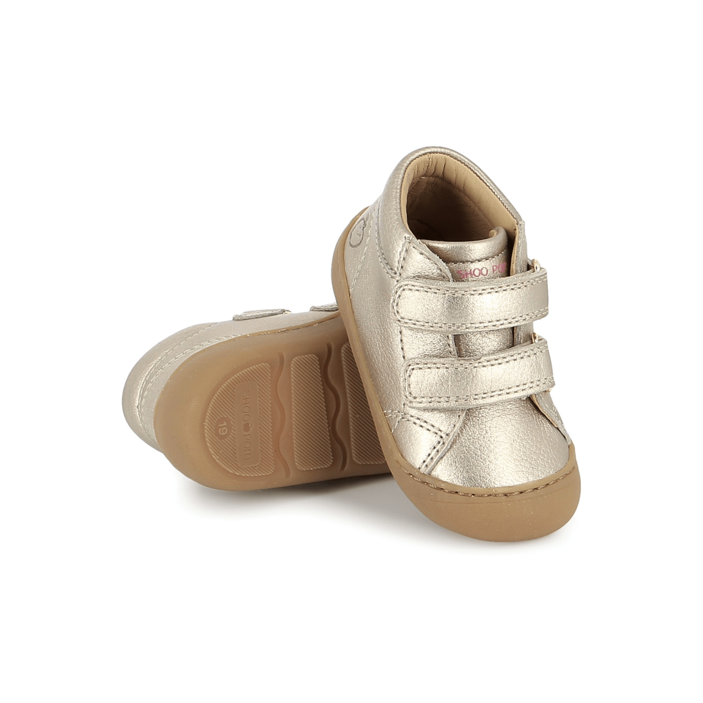 bottines Barefoot Plum Easy Light Bronze Shoo Pom