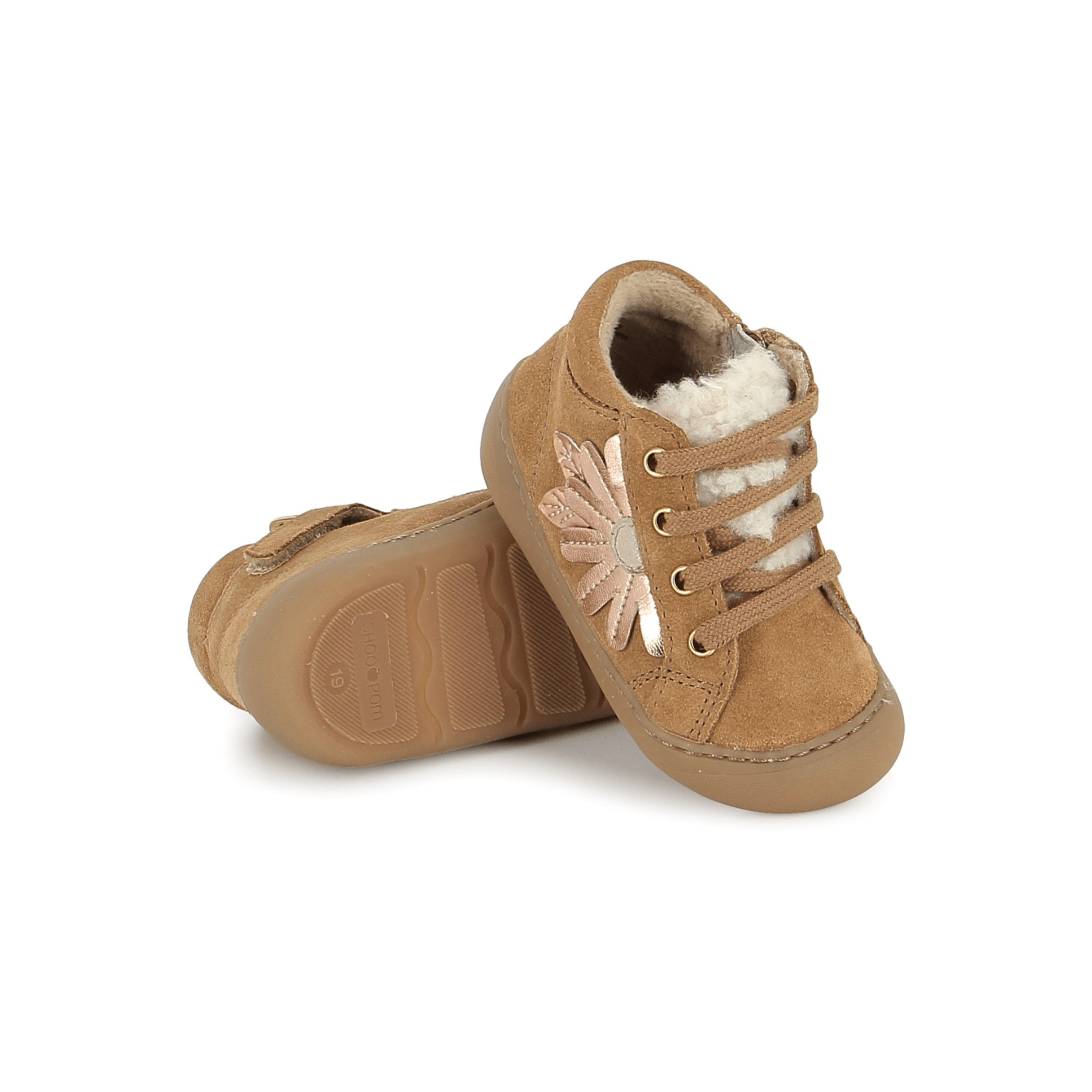bottines Barefoot Plum Flo Velours Terra Shoo Pom