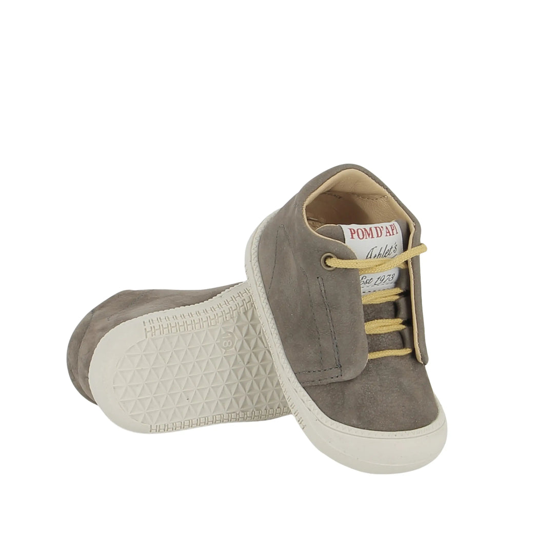 bottines bébé yaka speed nubuck marron glacé pom d'api