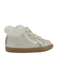 bottines fourrées Bouba Zip Hair Mini Cloud Beige Shoo Pom