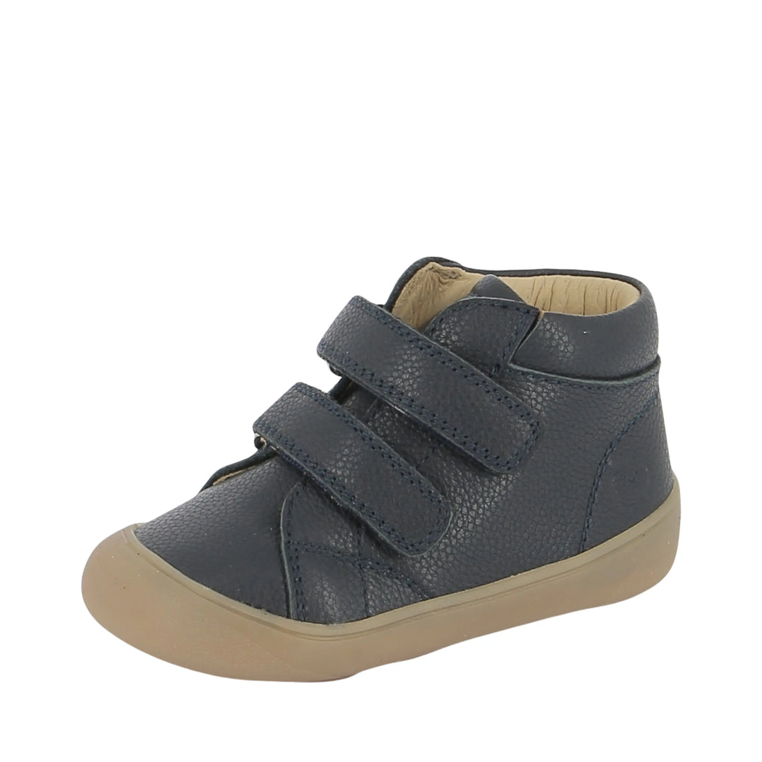 bottines enfant plum easy nappa navy shoo pom