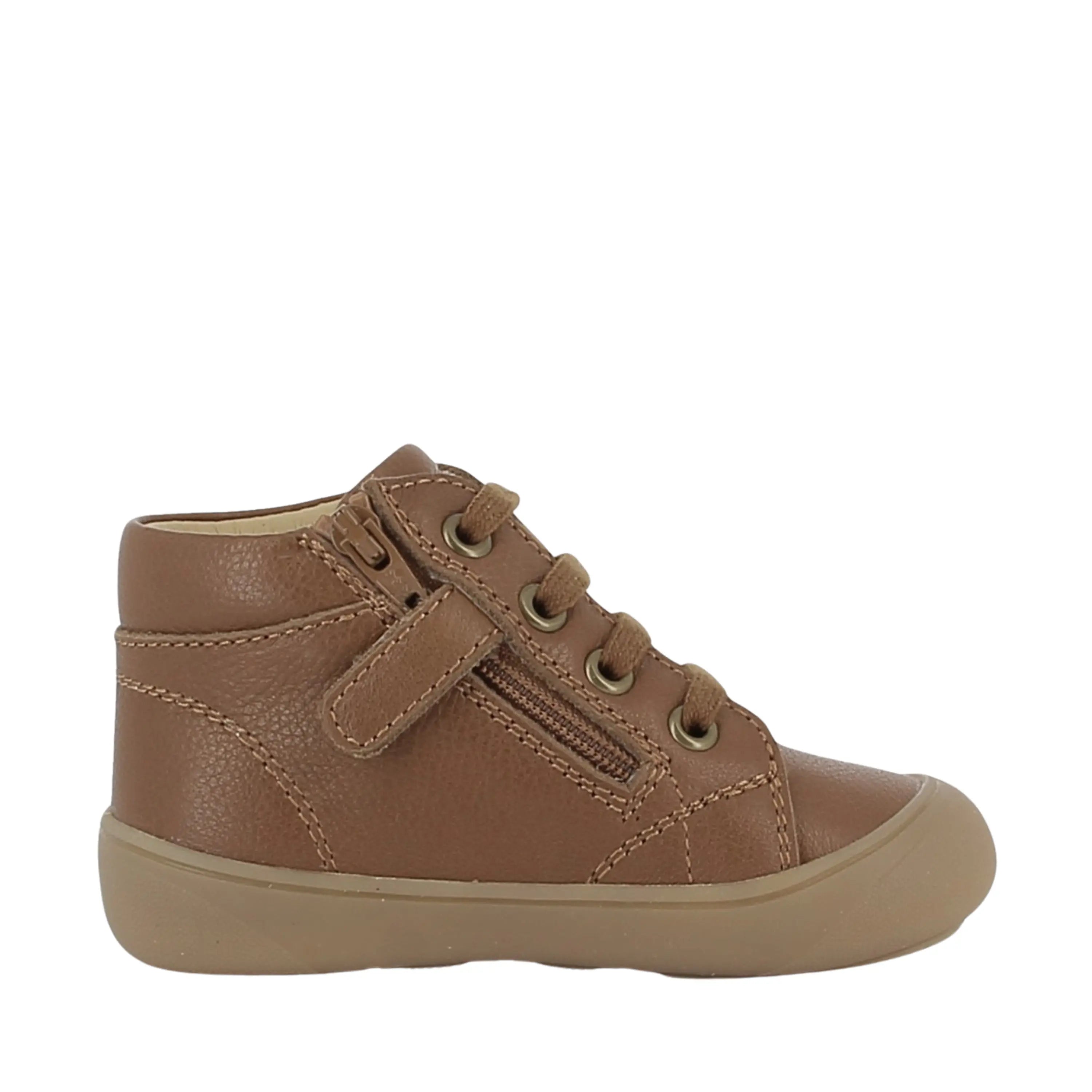 bottines plum lace nappa camel shoo pom