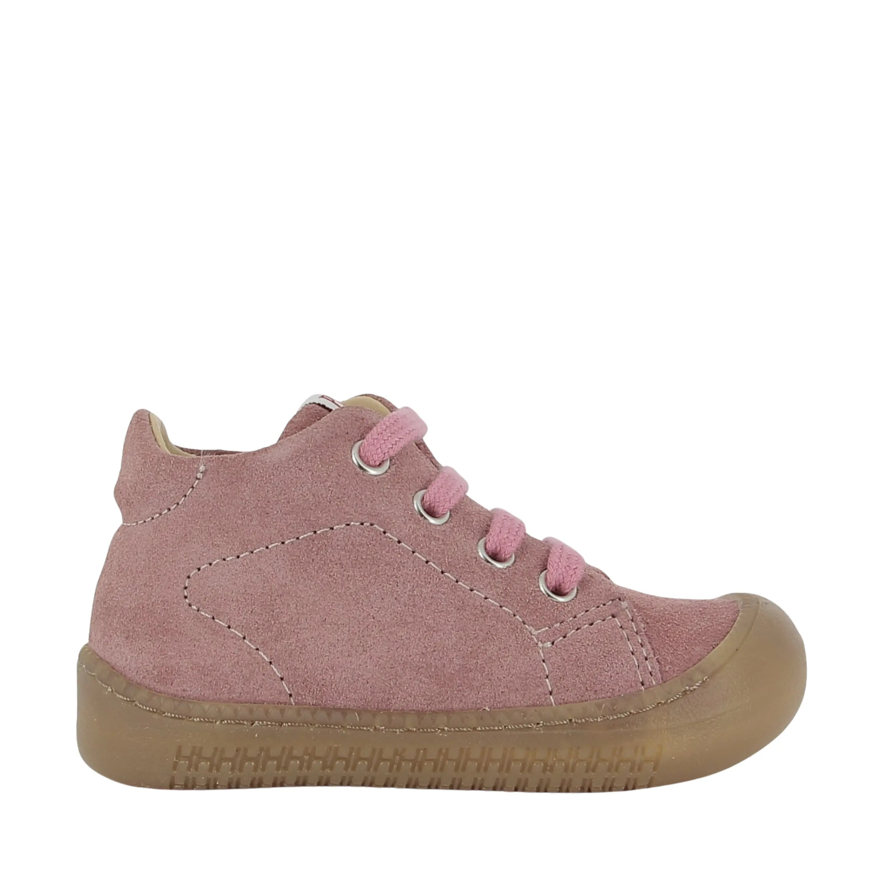 bottines yaka walk velours rosy pom d'api
