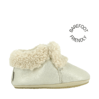 BONTON Chaussons Doudou Fur Sheep Nappa Bright Crystal ma petite pointure 