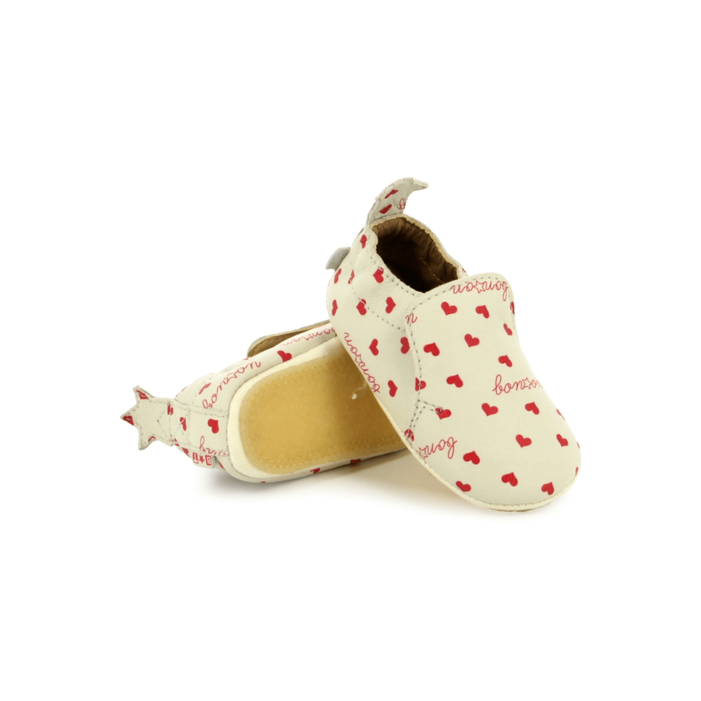 Chaussons Doudou Star Off White Print Bonton