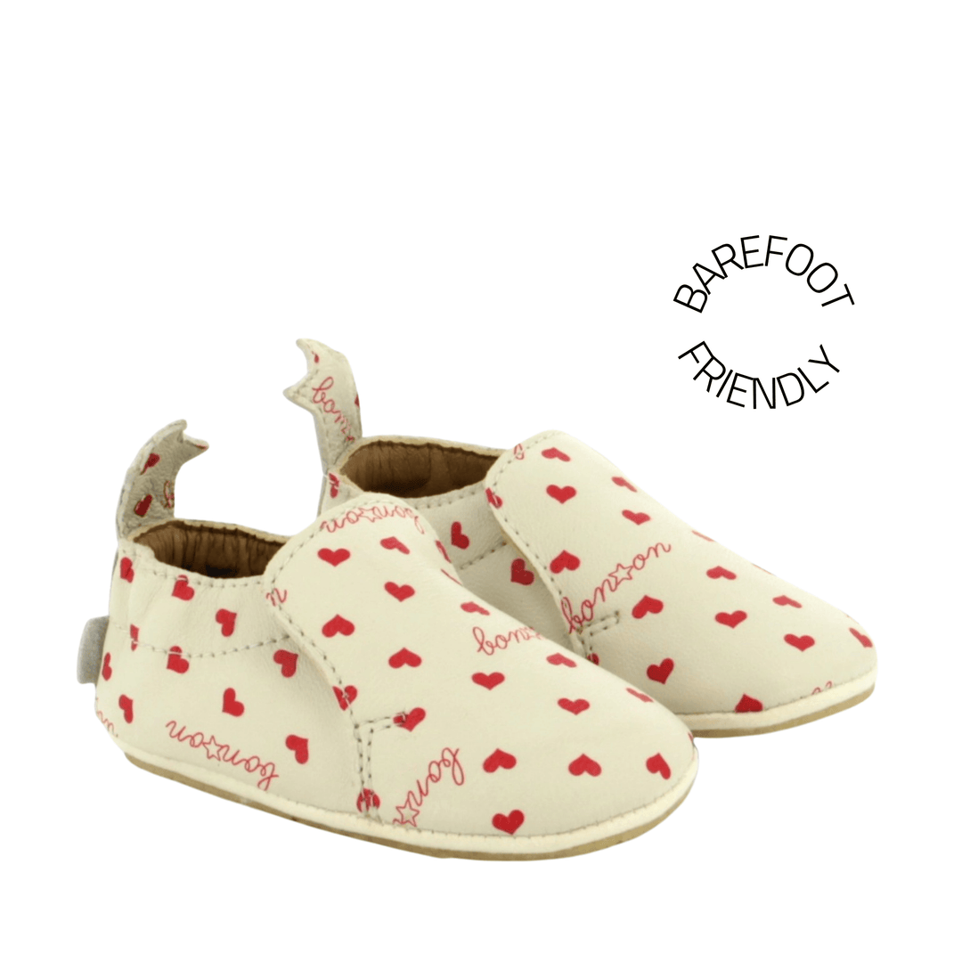 Chaussons Doudou Star Sheep Nappa Off White Print Bonton