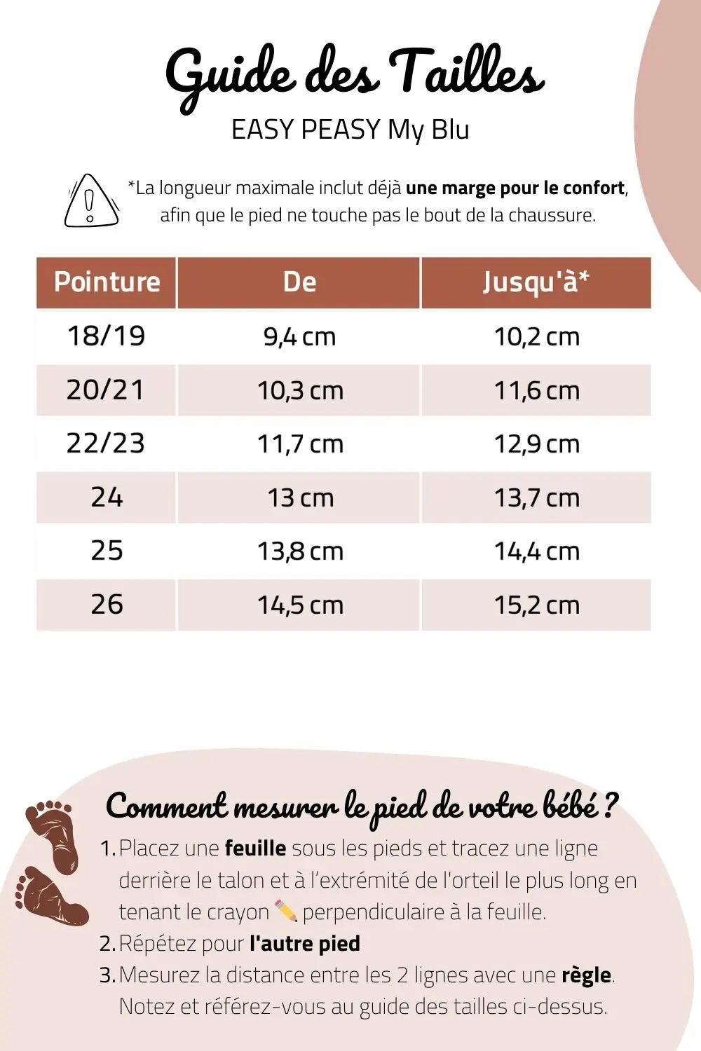 guide des tailles