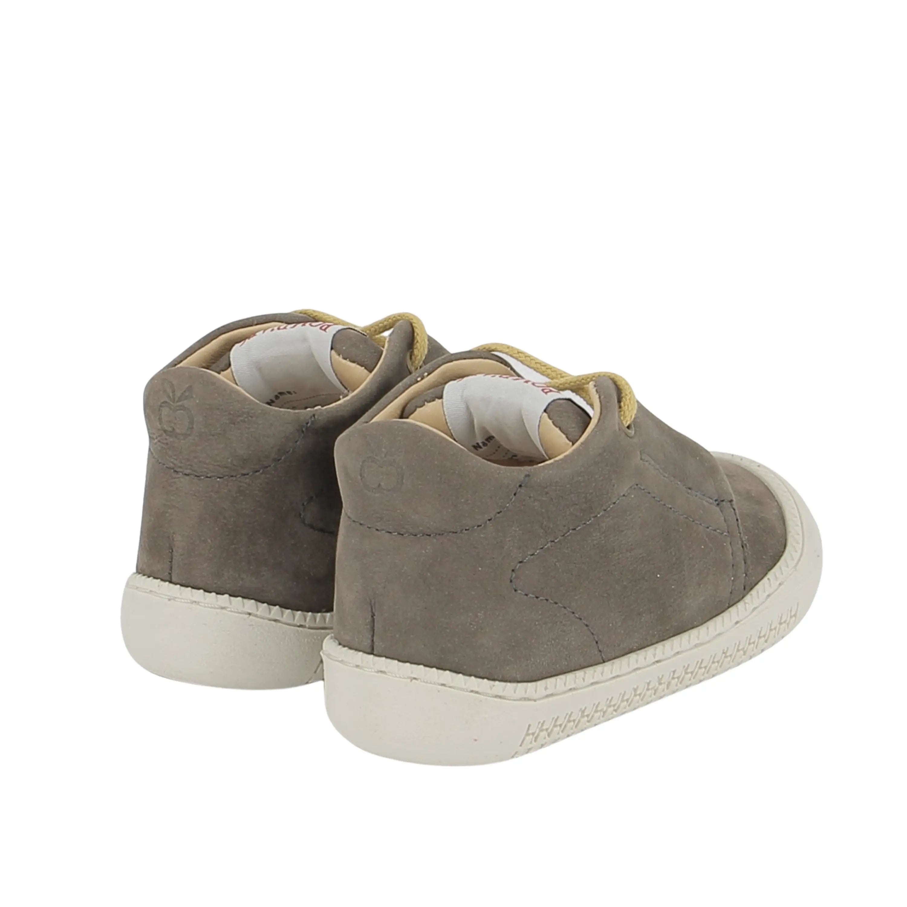 chaussures enfant yaka speed nubuck marron glacé pom d'api