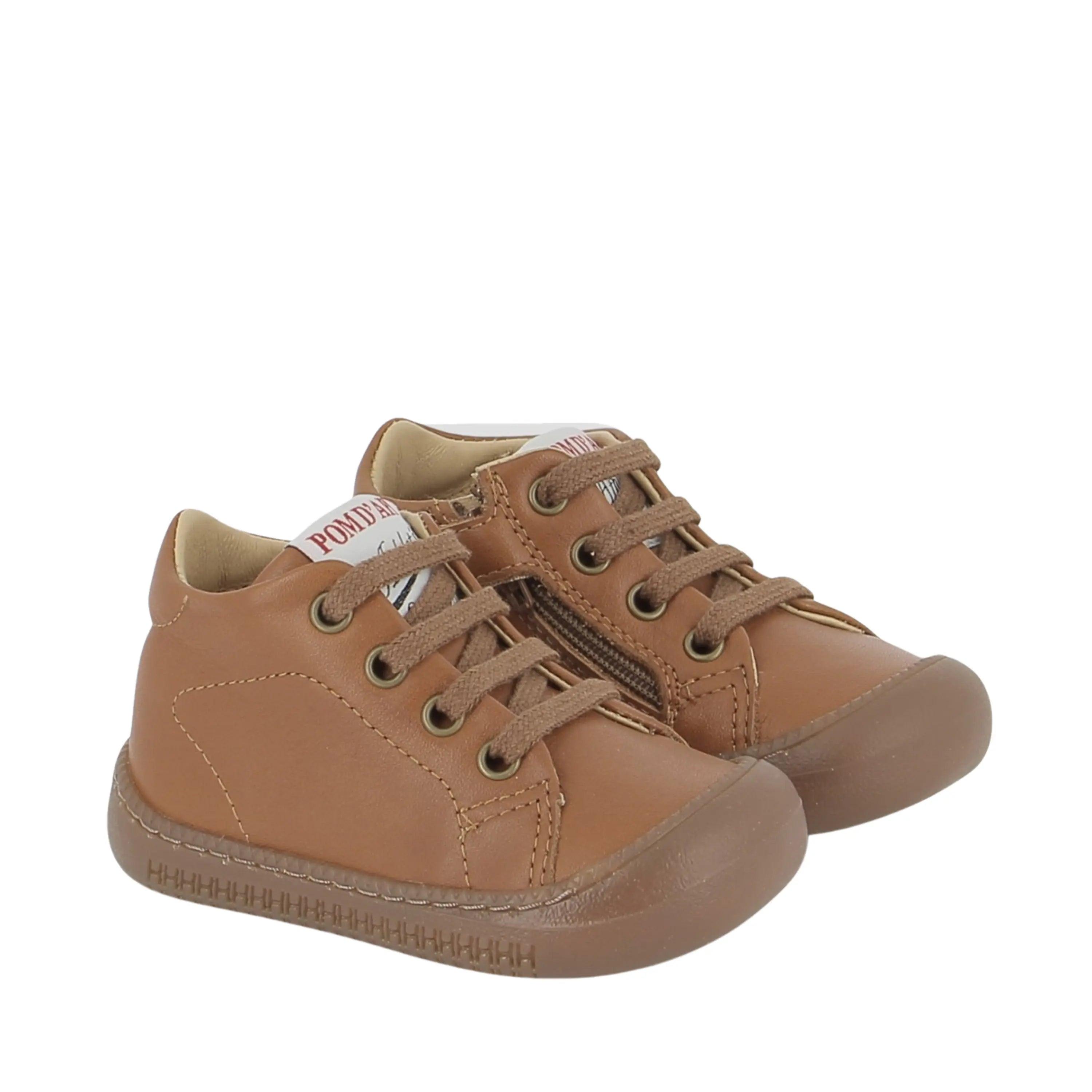 chaussures bébé yaka walk nappa cuero pom d'api