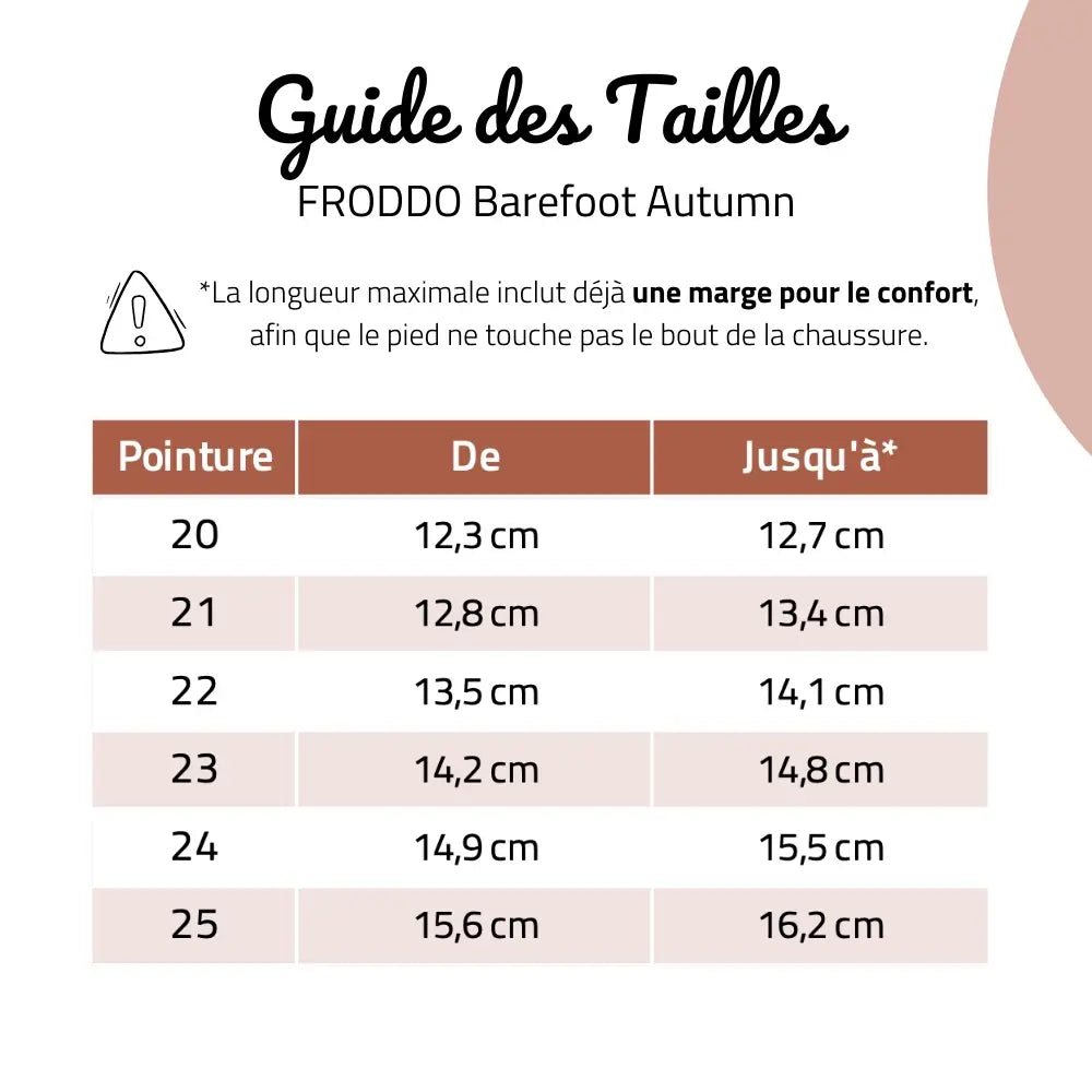 FRODDO Bottillons Barefoot Autumn Cognac ma petite pointure 