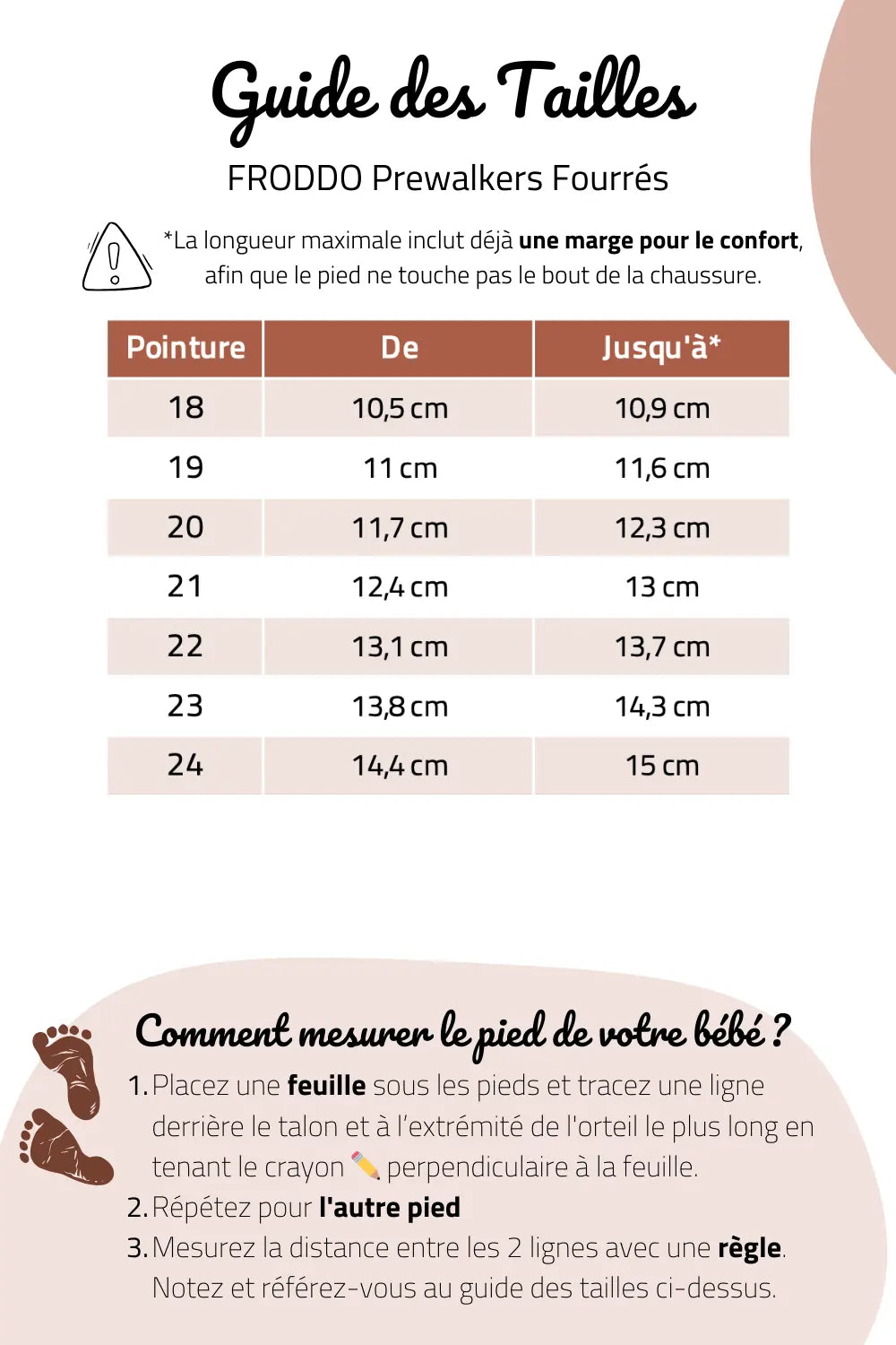 guide des tailles