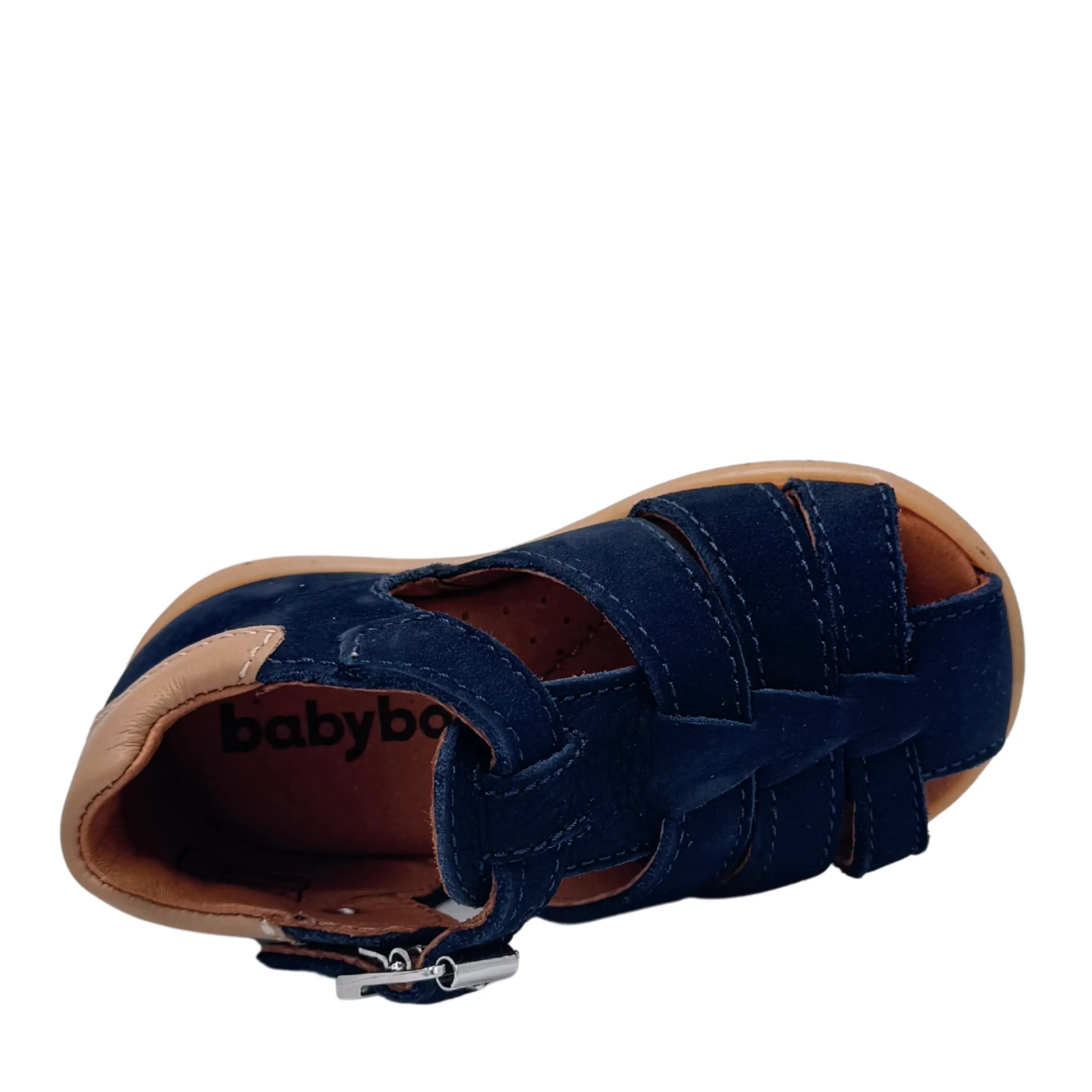 BABYBOTTE Sandales Gimmy Nubuck Bleu ma petite pointure 