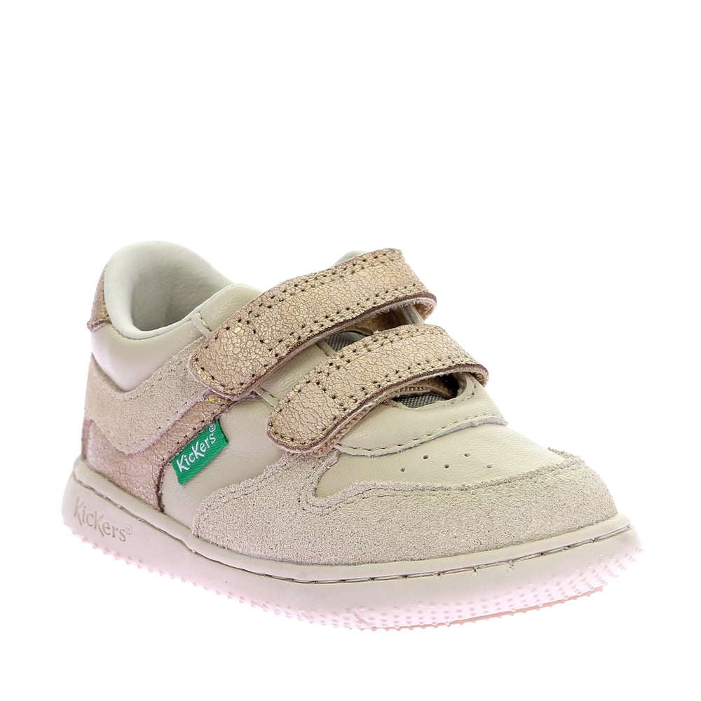 KICKERS Bottillons Kickmotion Beige Champagne ma petite pointure 