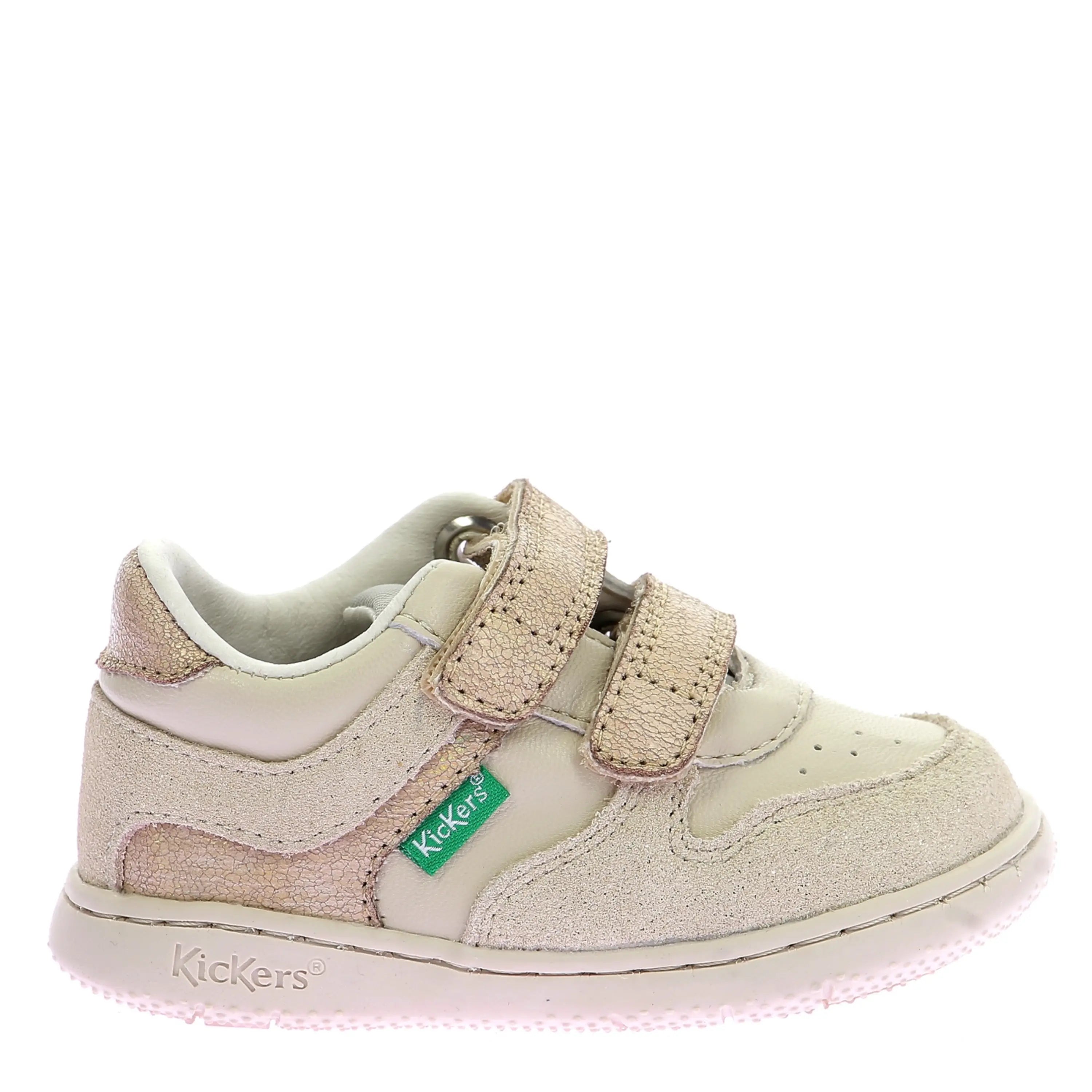 KICKERS Bottillons Kickmotion Beige Champagne ma petite pointure 