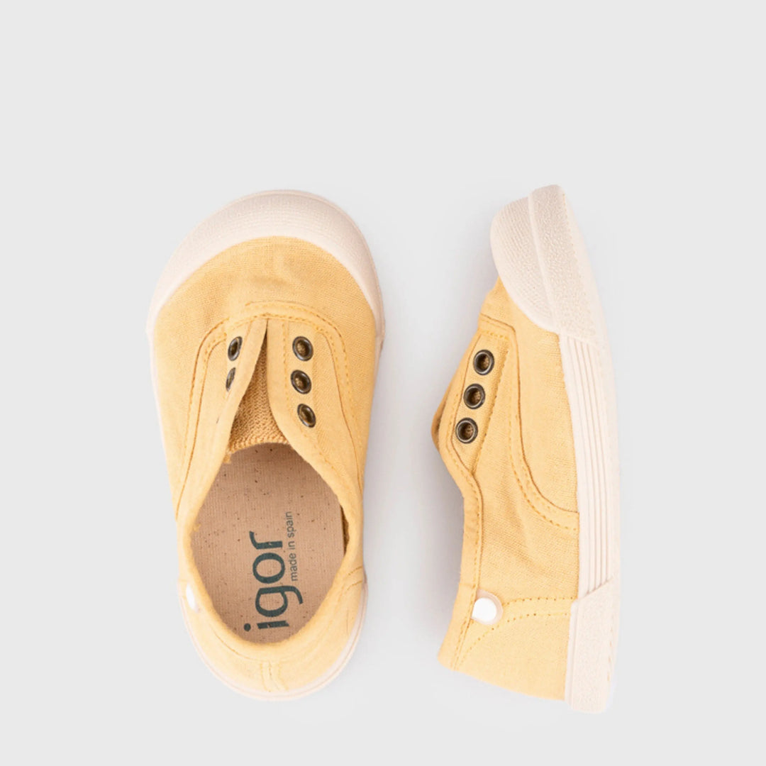 IGOR Baskets en toile Barefoot Lona Dijon ma petite pointure 
